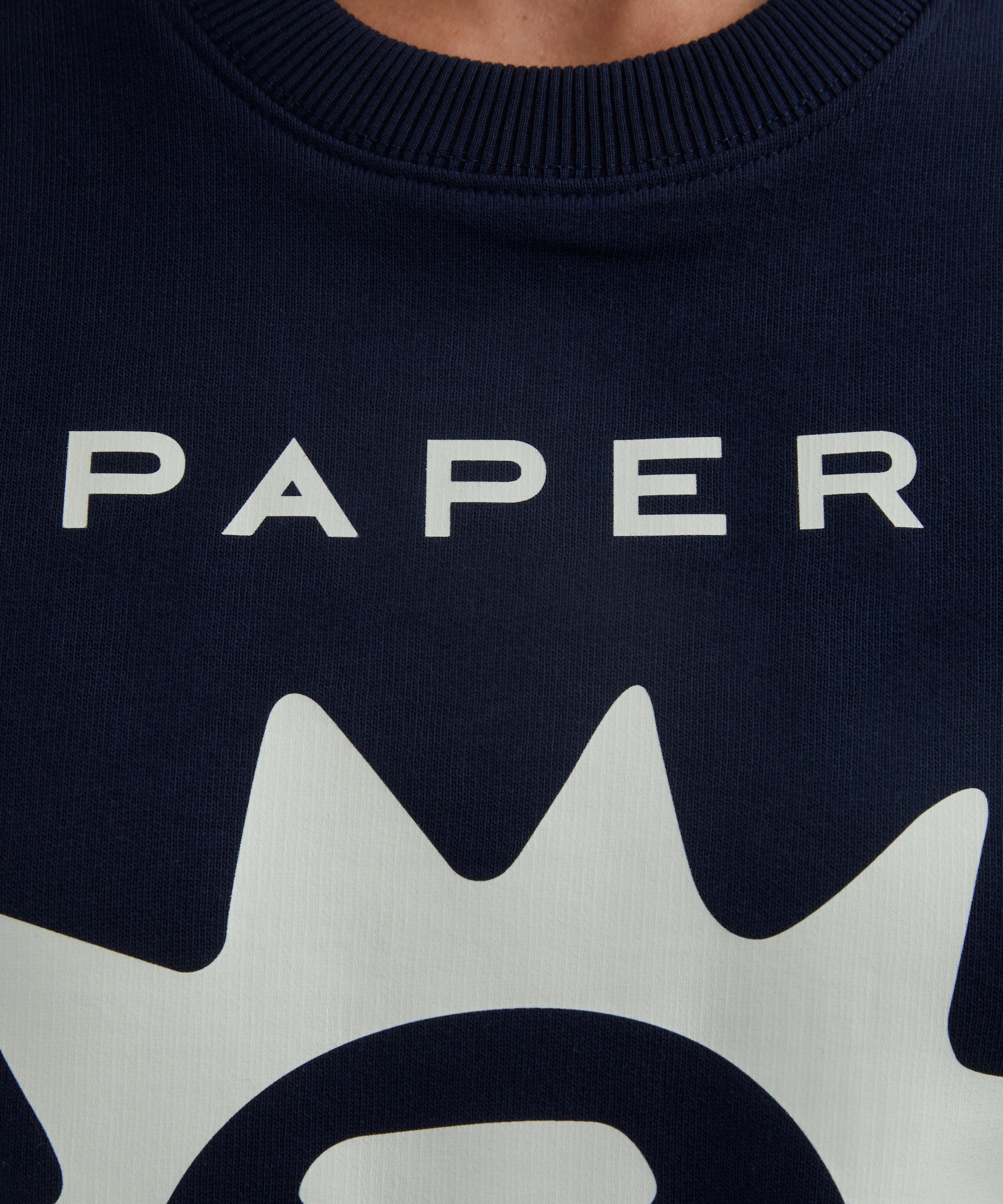 PAPER LONDON - Navy Arev Sweatshirt image number 4