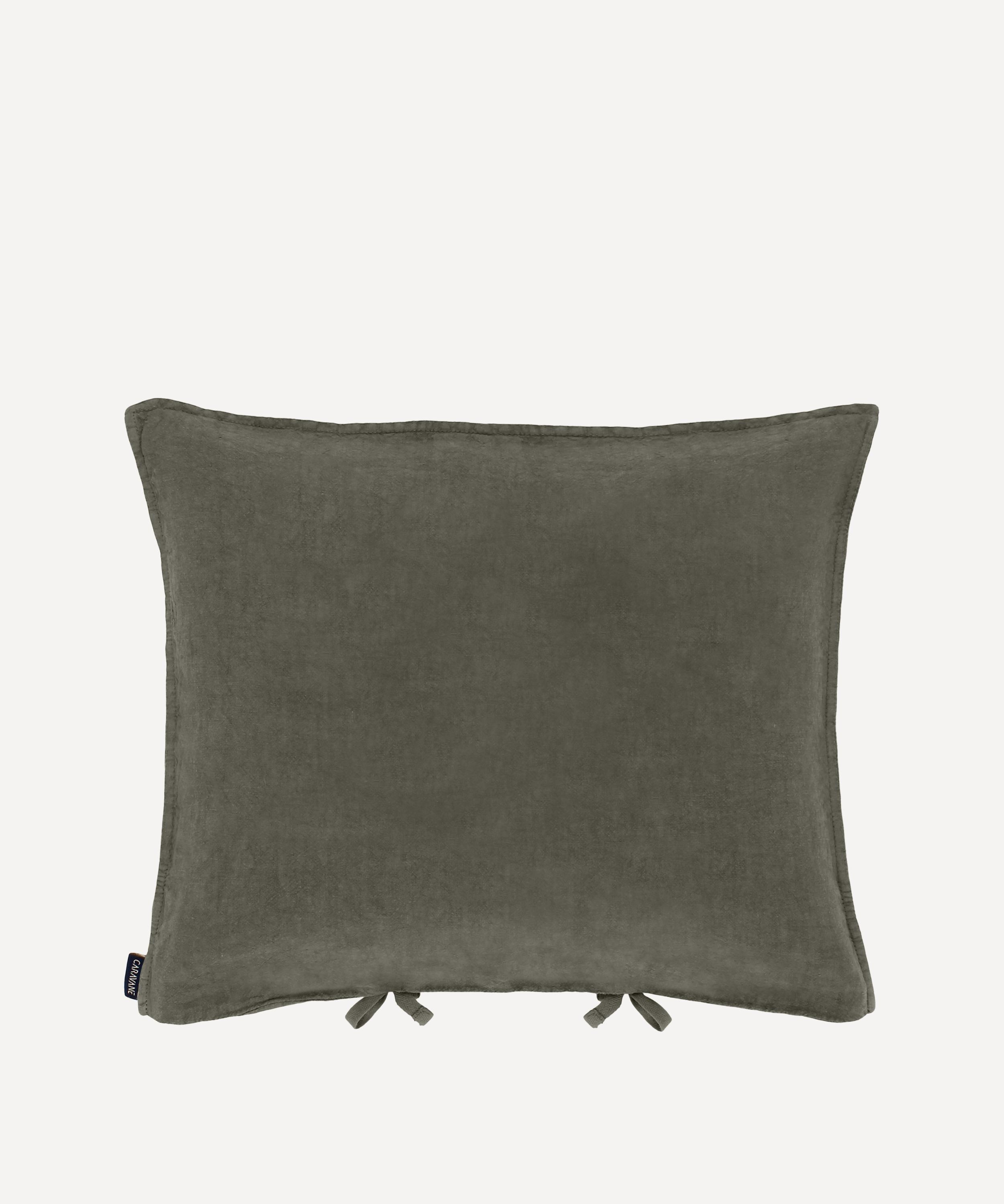Caravane - Selena Washed Linen Cushion image number 0