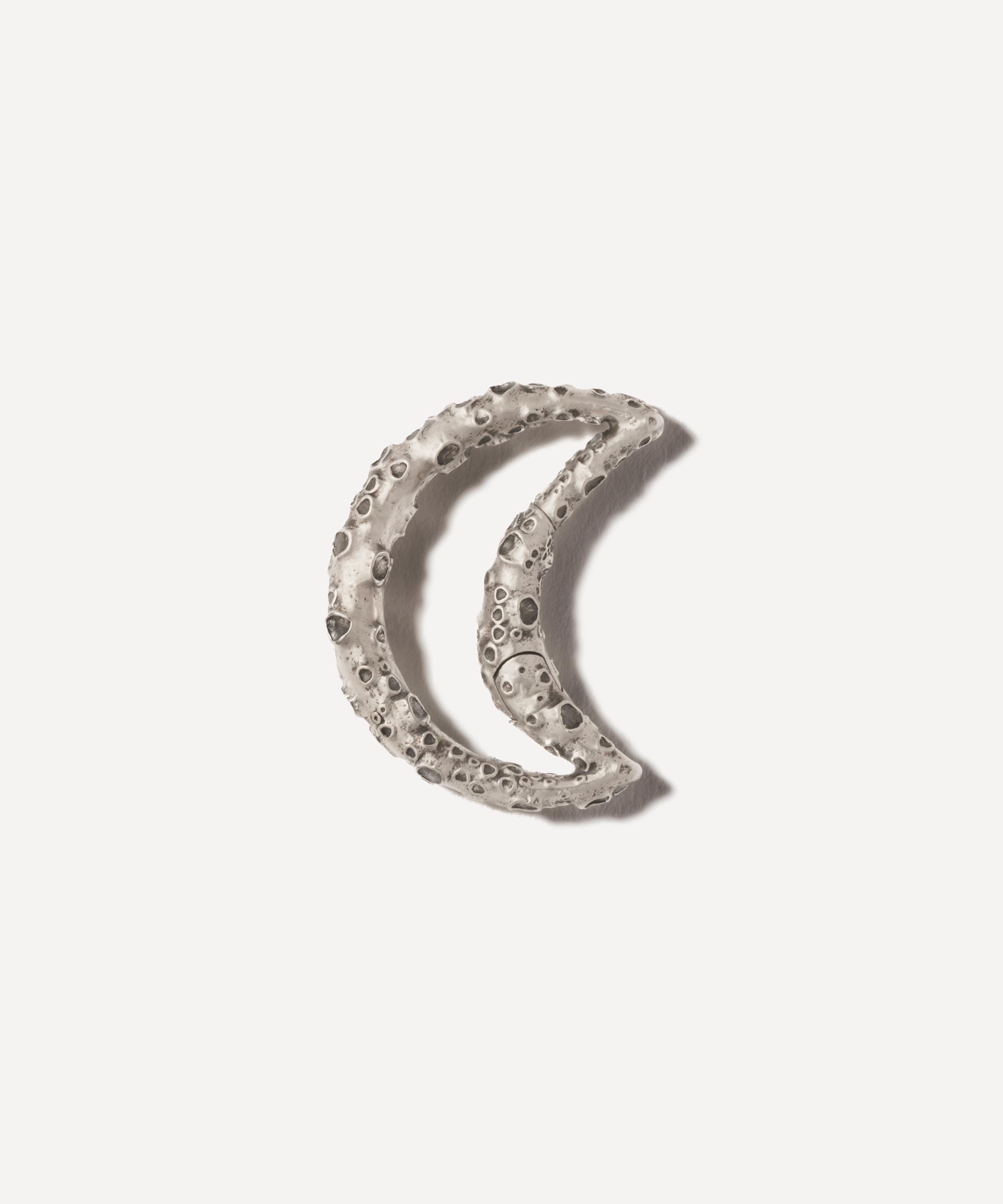 Marla Aaron - Sterling Silver Surface of the Moonlock Clasp image number 0