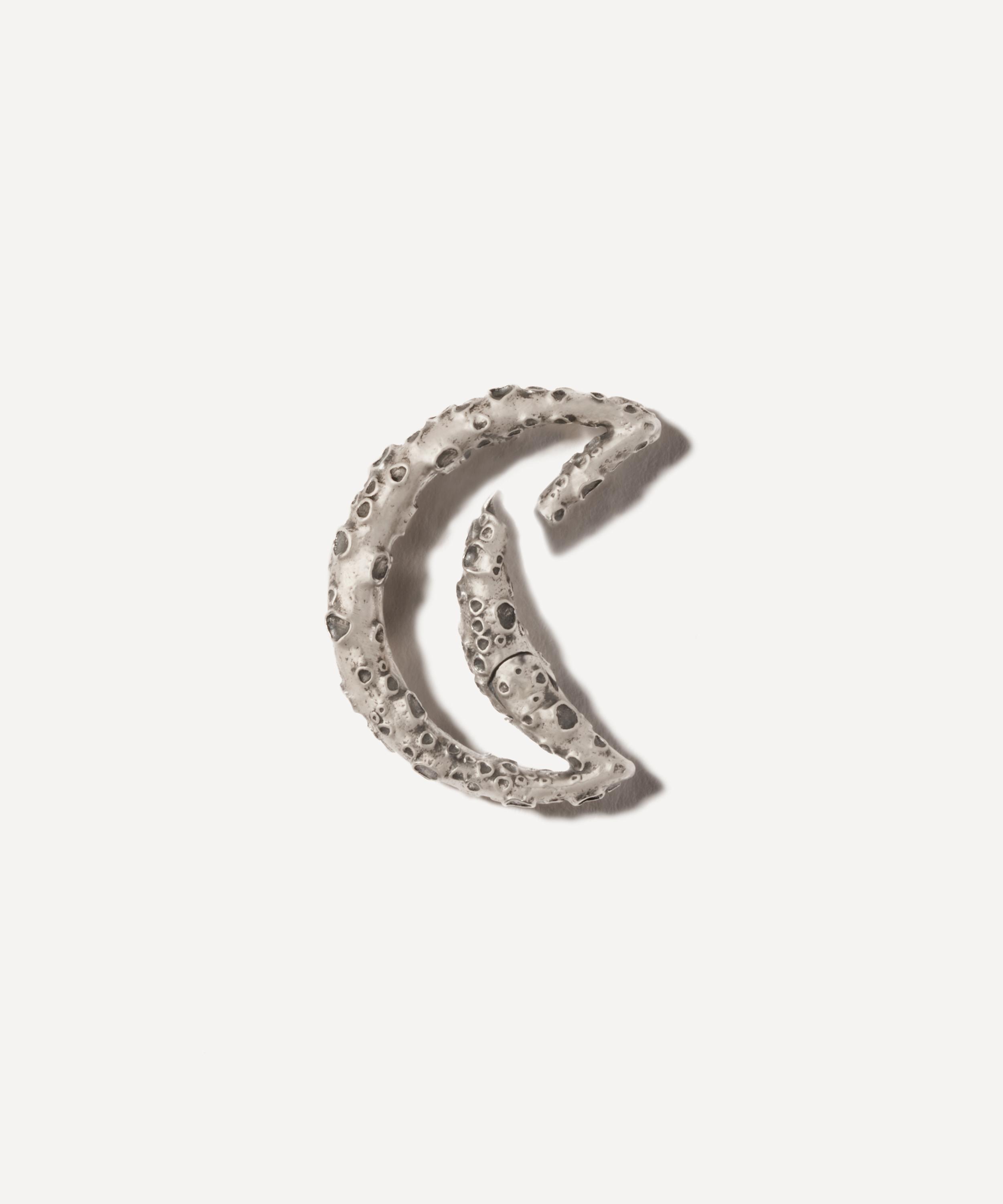 Marla Aaron - Sterling Silver Surface of the Moonlock Clasp image number 1