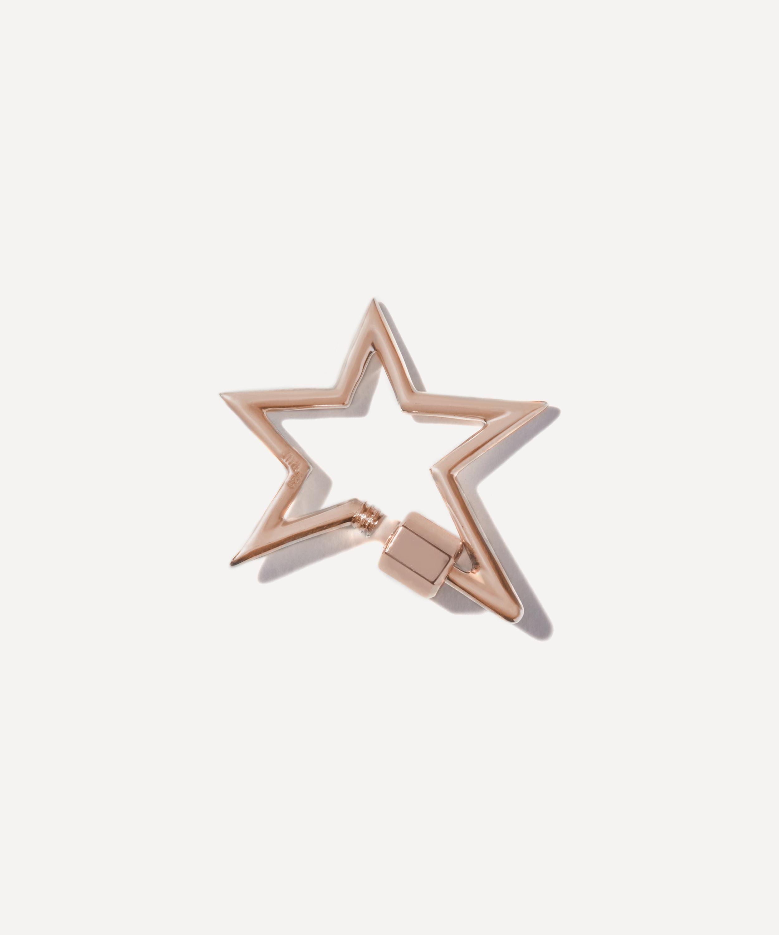 Marla Aaron - 14ct Rose Gold Large Starlock Clasp image number 1