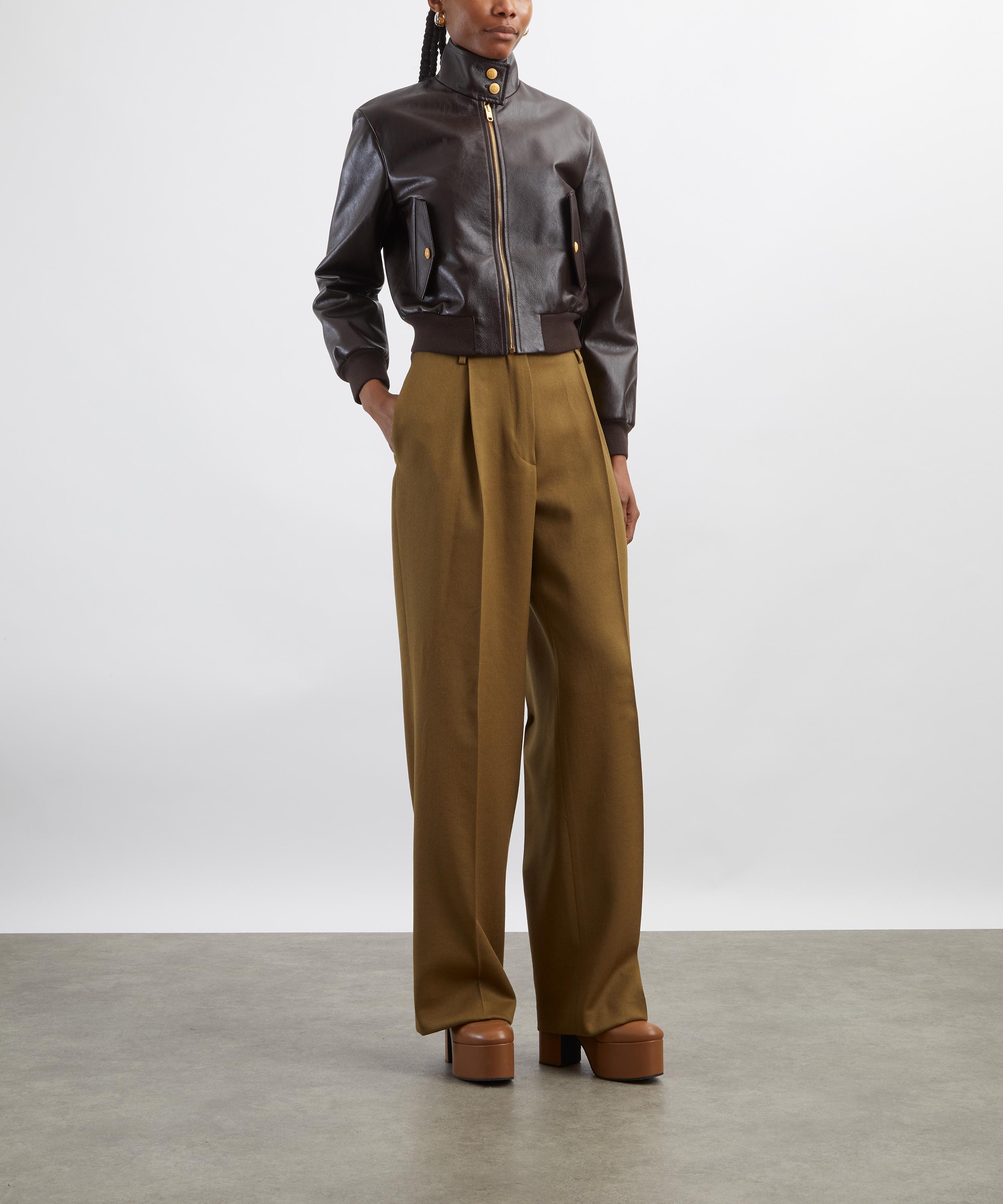 Bally - Leather Bomber Jacket image number 1