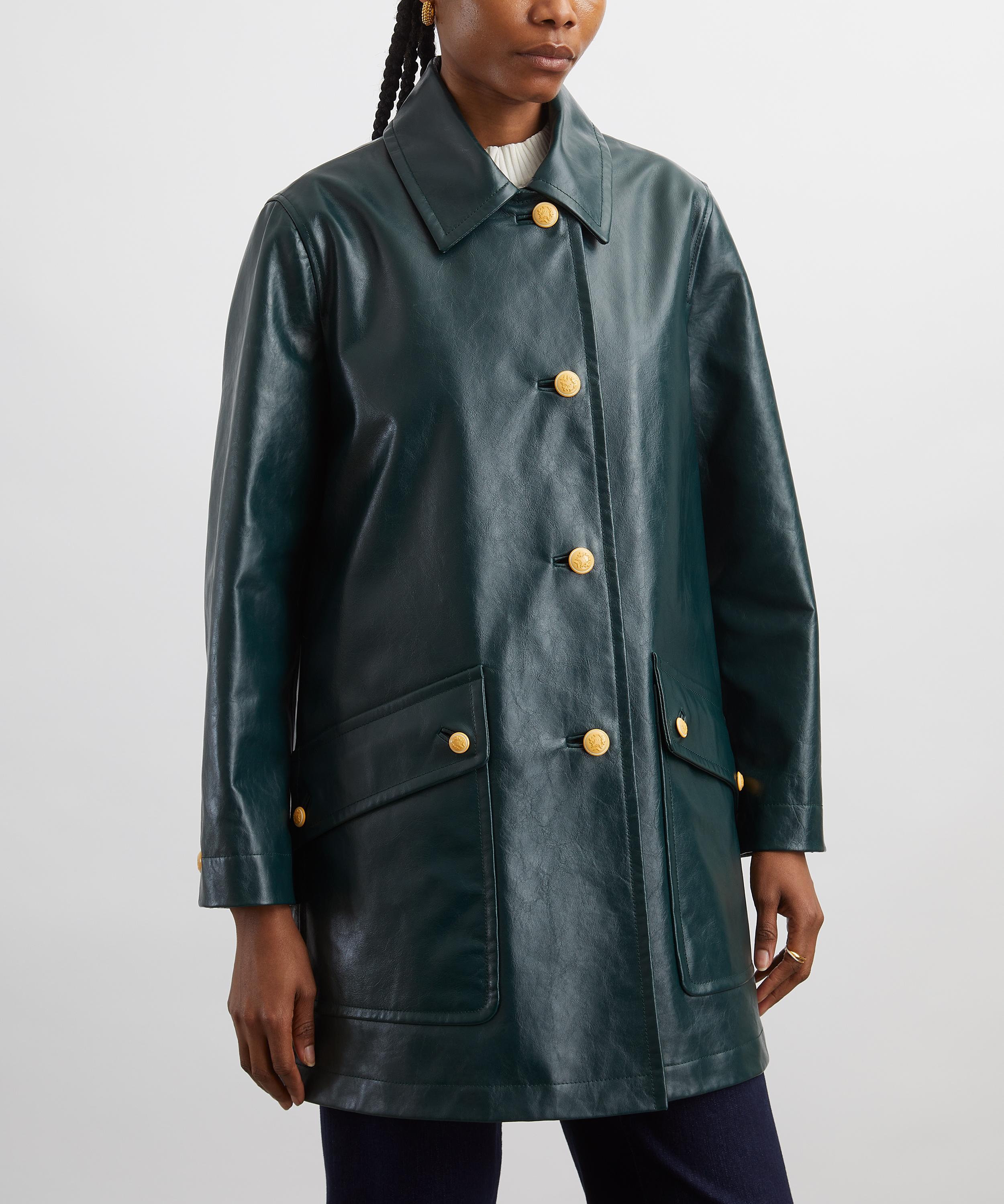Bally - Seaweed Leather Jacket image number 2