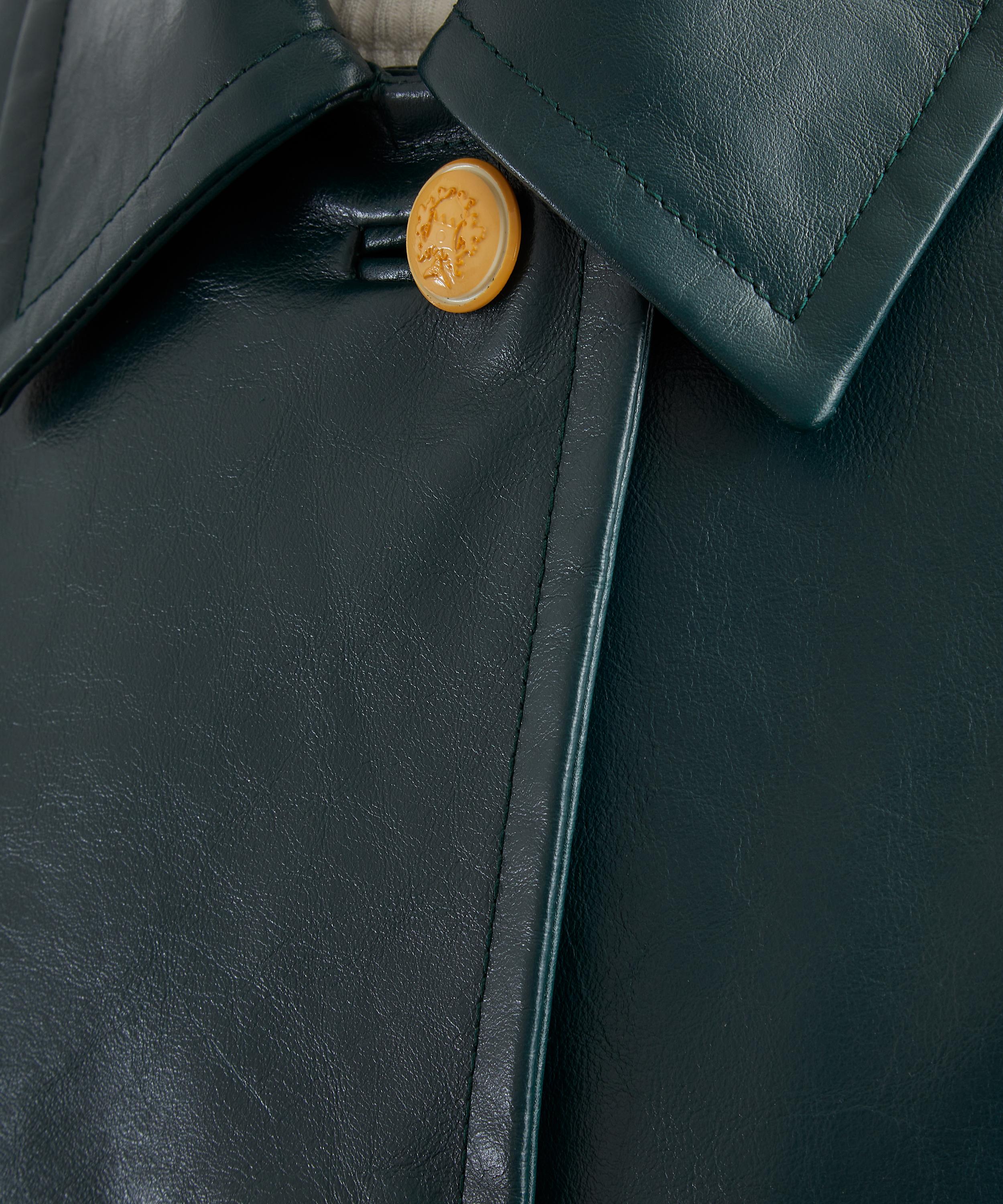 Bally - Seaweed Leather Jacket image number 4