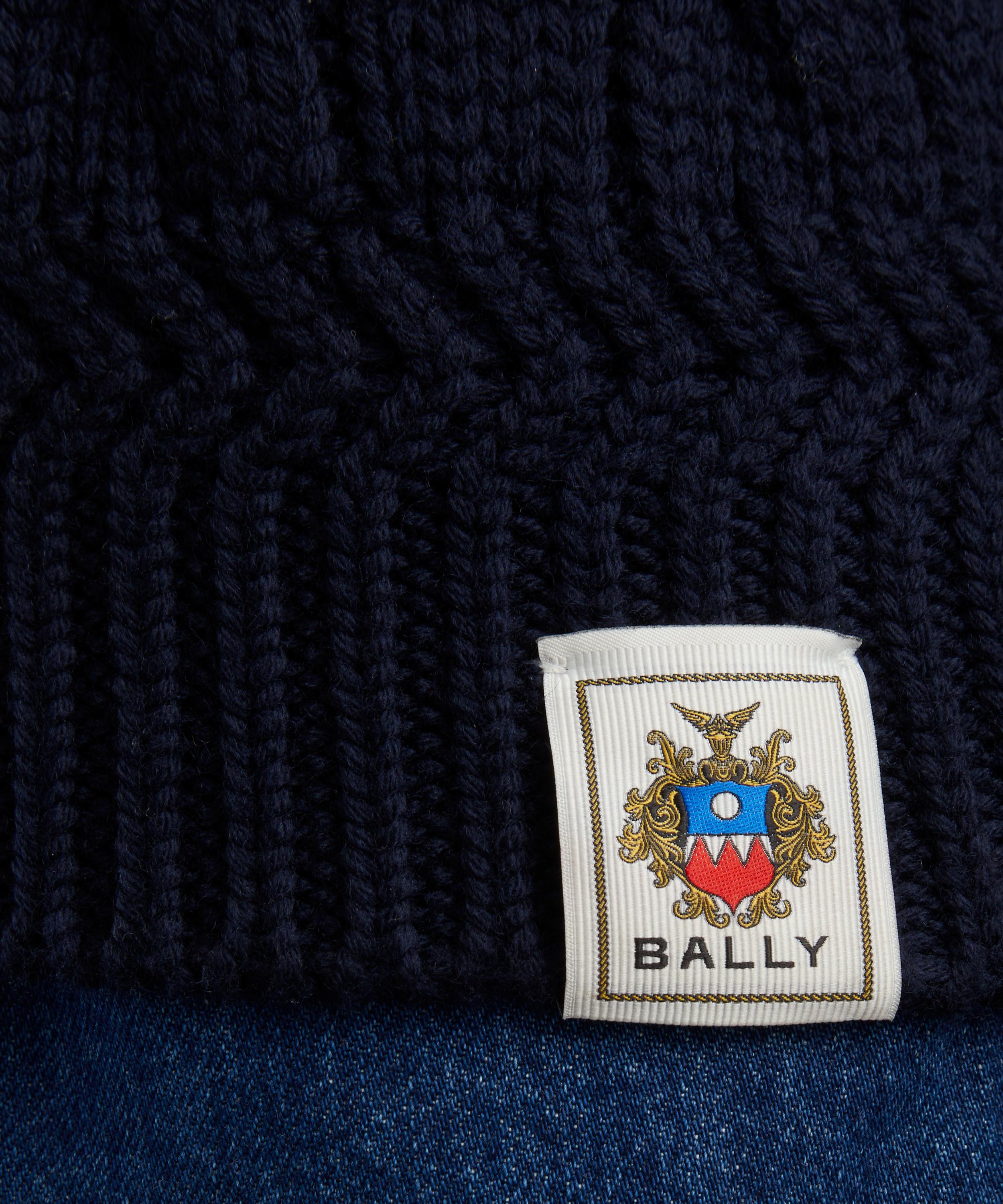 Bally - Cable-Knit Polo Jumper image number 4
