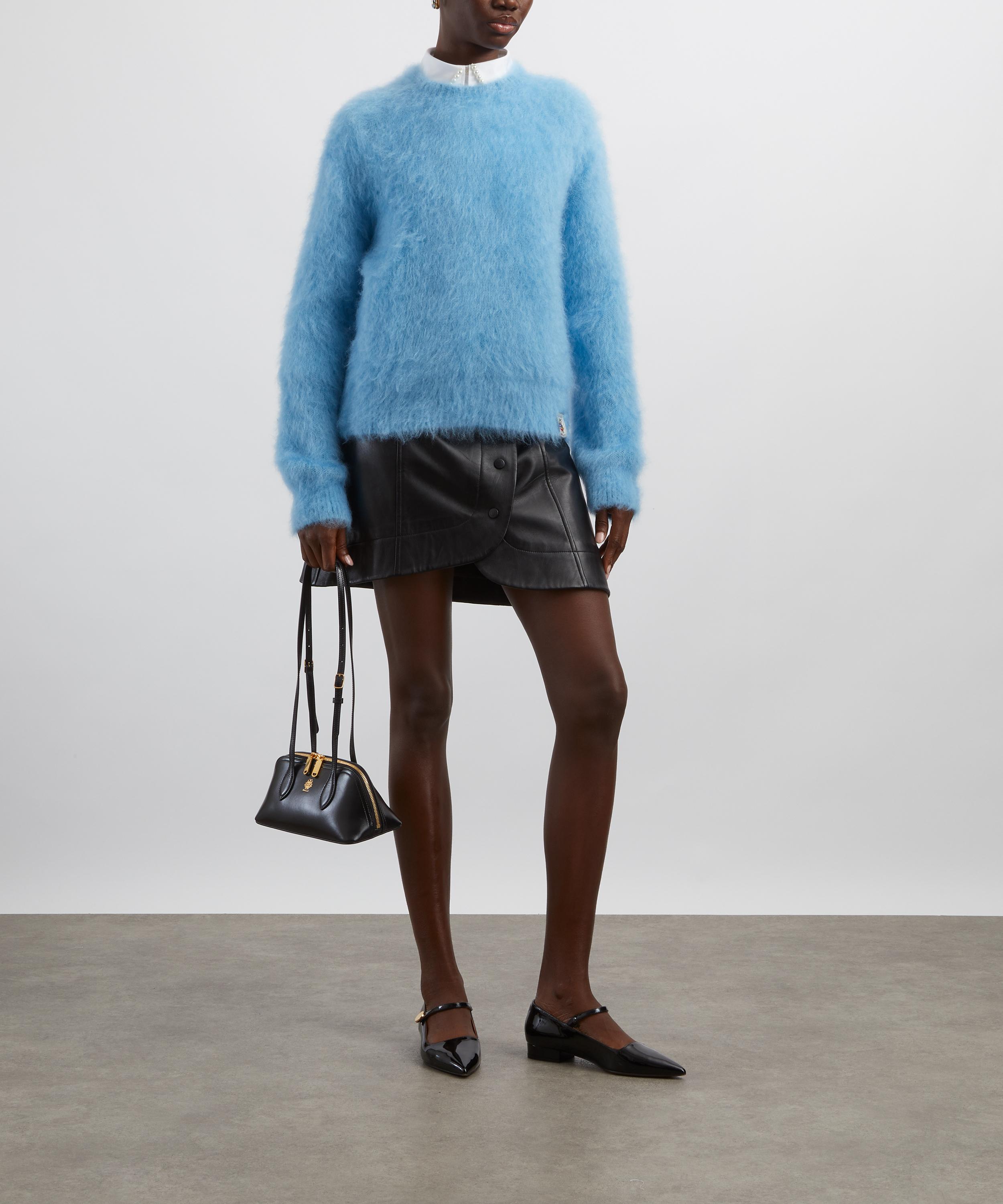 Bally - Light Blue Brushed Mohair-Silk Jumper image number 1