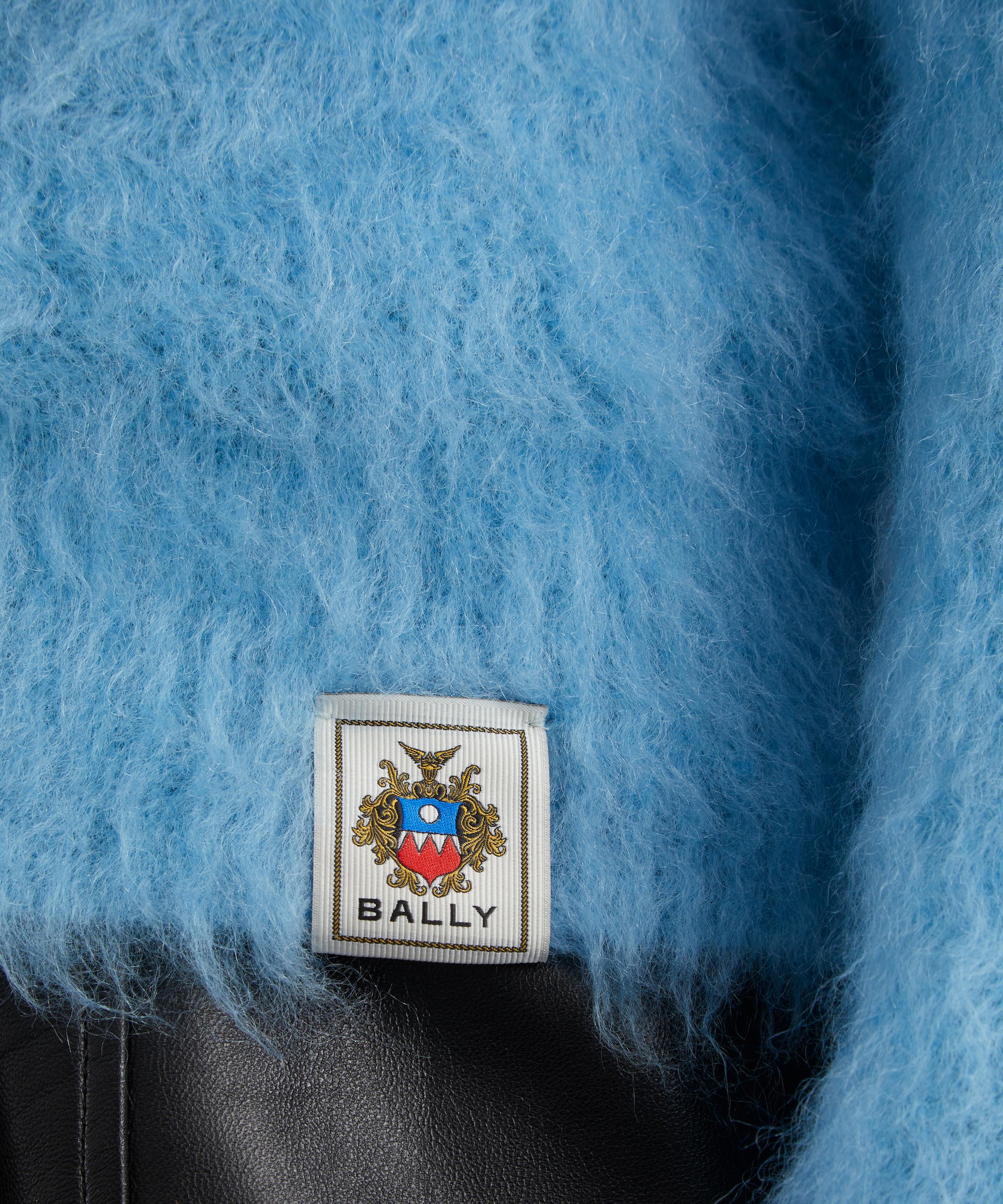 Bally - Light Blue Brushed Mohair-Silk Jumper image number 4