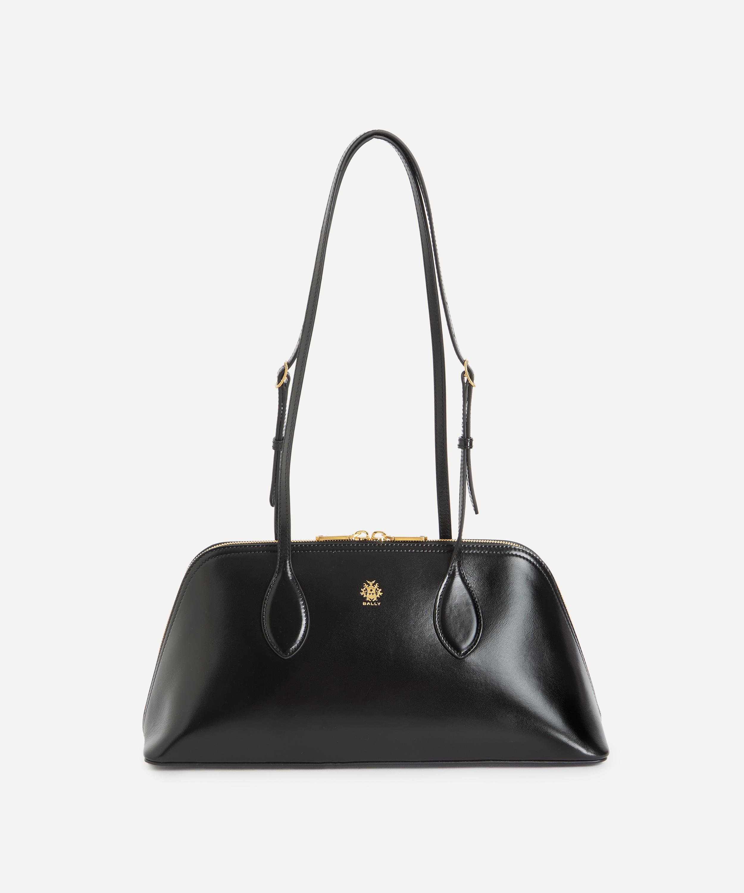 Bally - Praline Leather Shoulder Bag image number 0