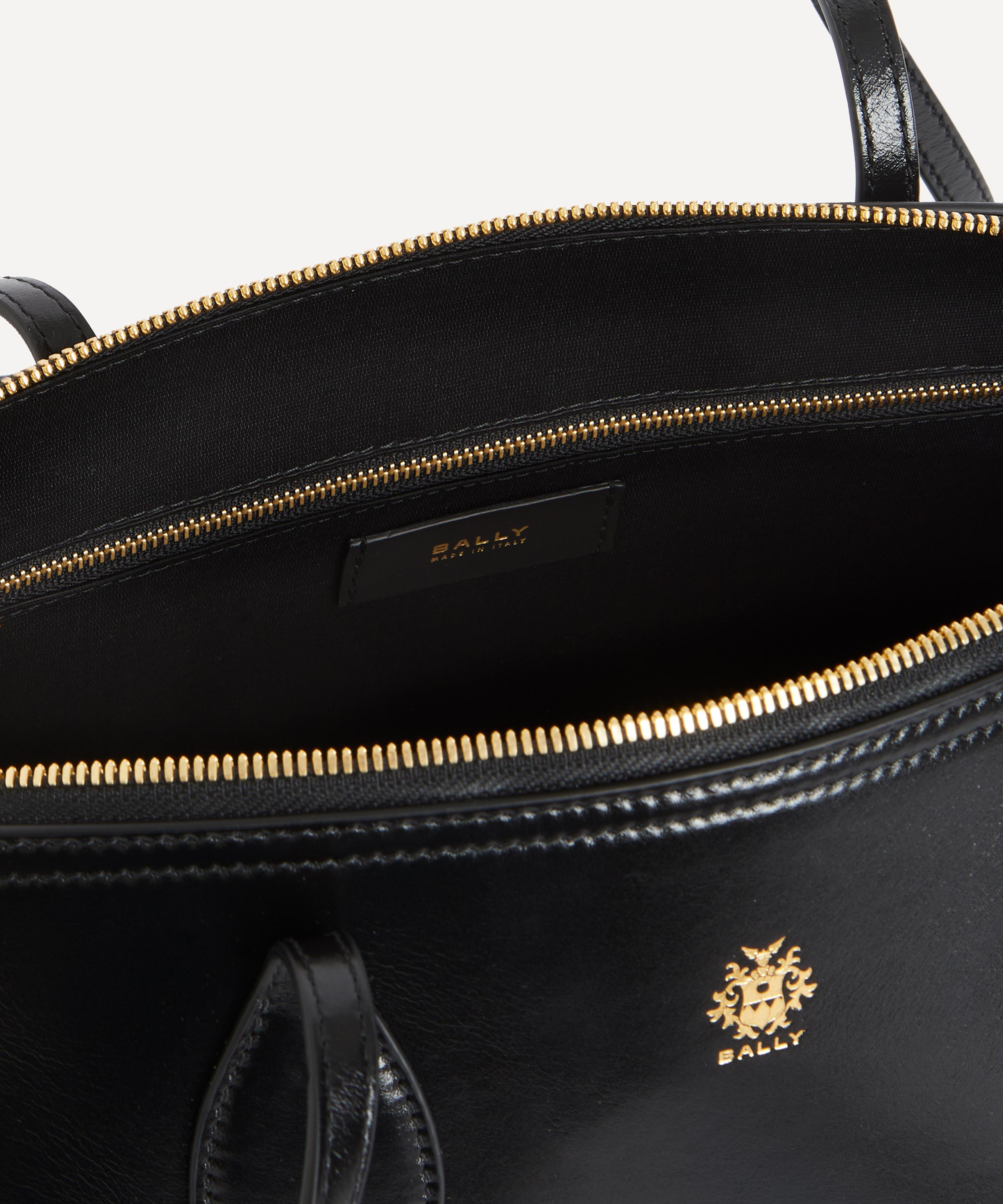 Bally - Praline Leather Shoulder Bag image number 5