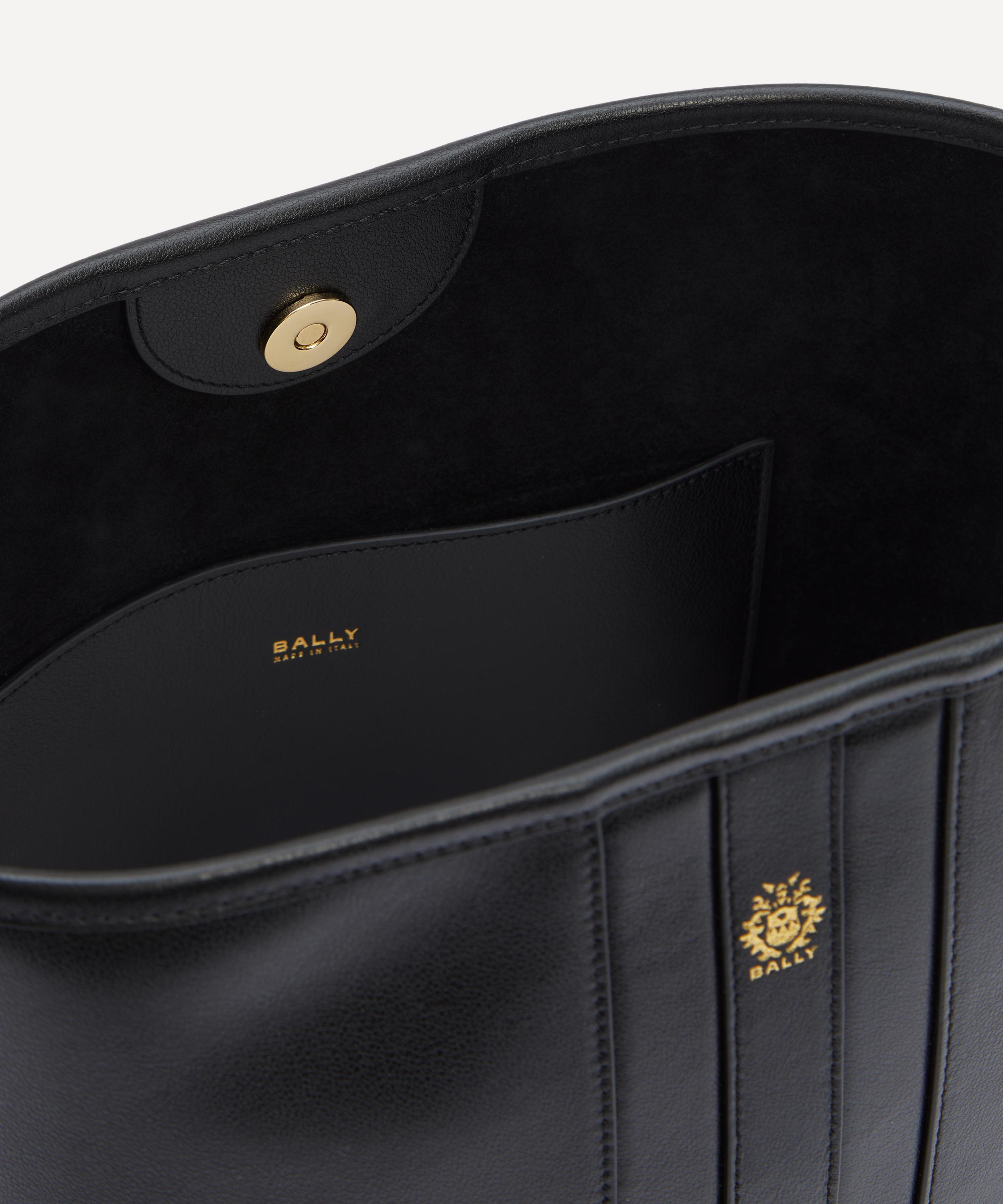 Bally - Beckett Bucket Bag in Black Leather image number 4