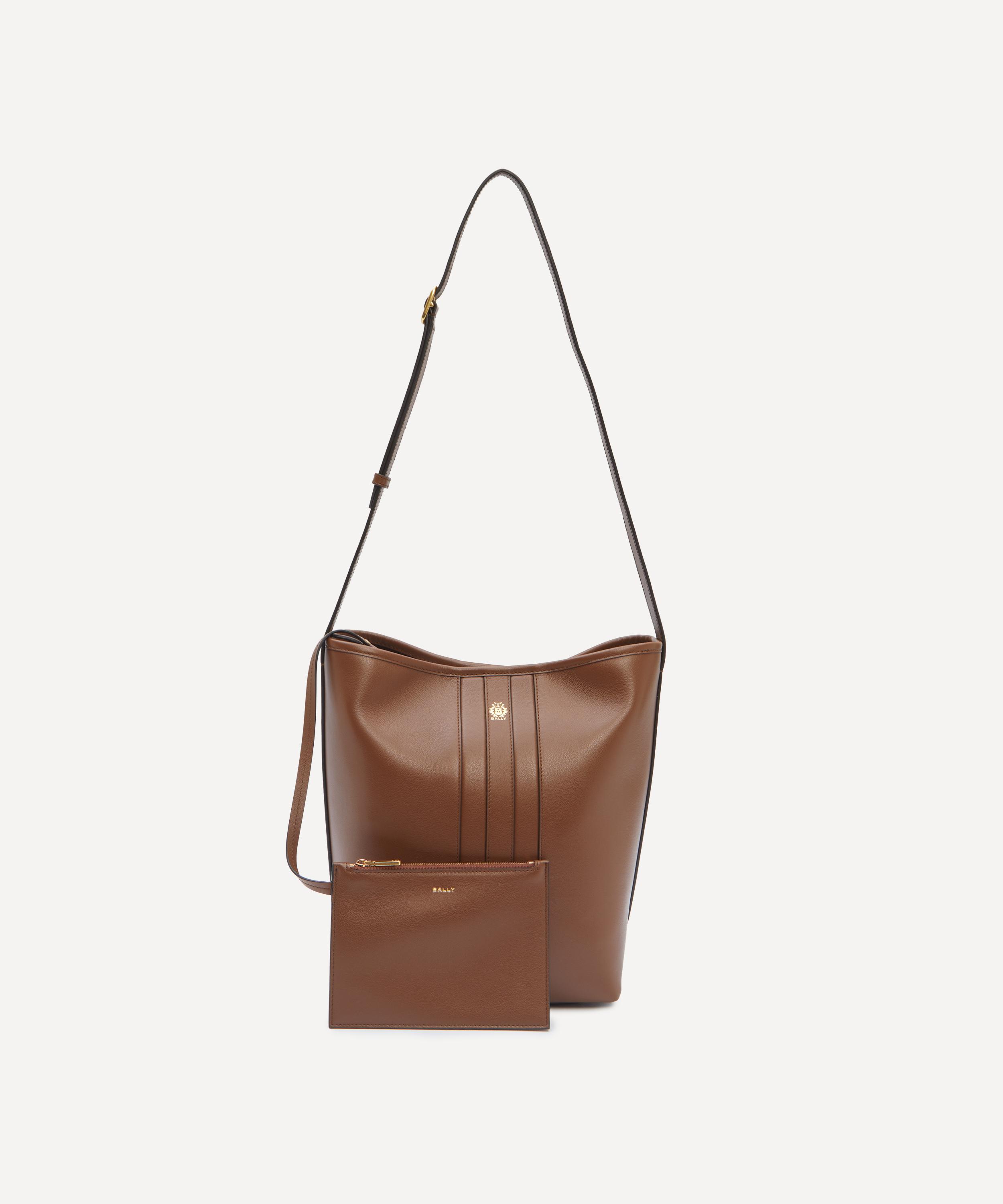 Bally - Beckett Bucket Bag in Brown Leather