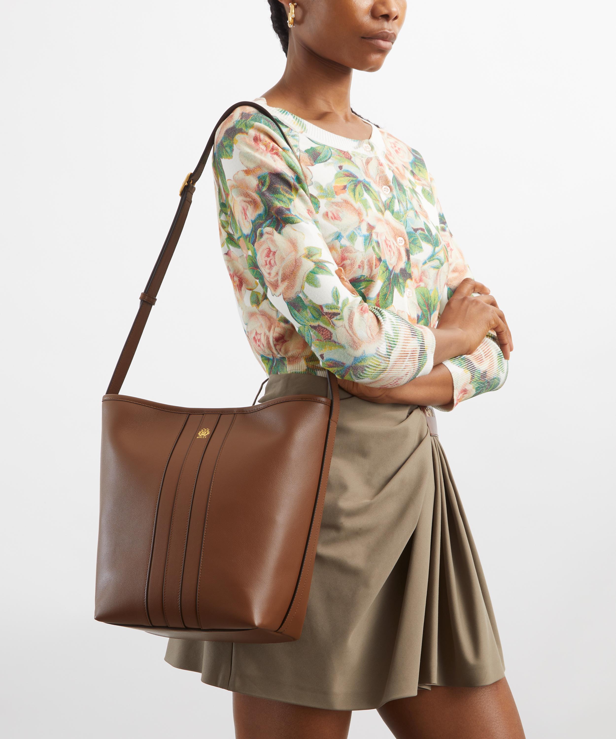 Bally - Beckett Bucket Bag in Brown Leather image number 1