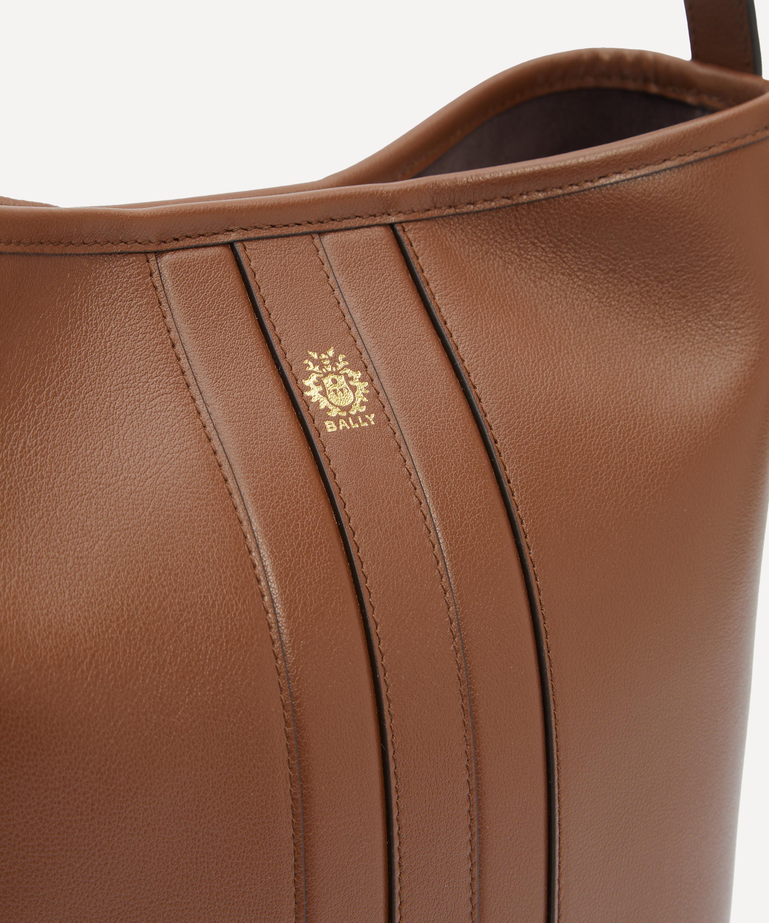 Bally - Beckett Bucket Bag in Brown Leather image number 5