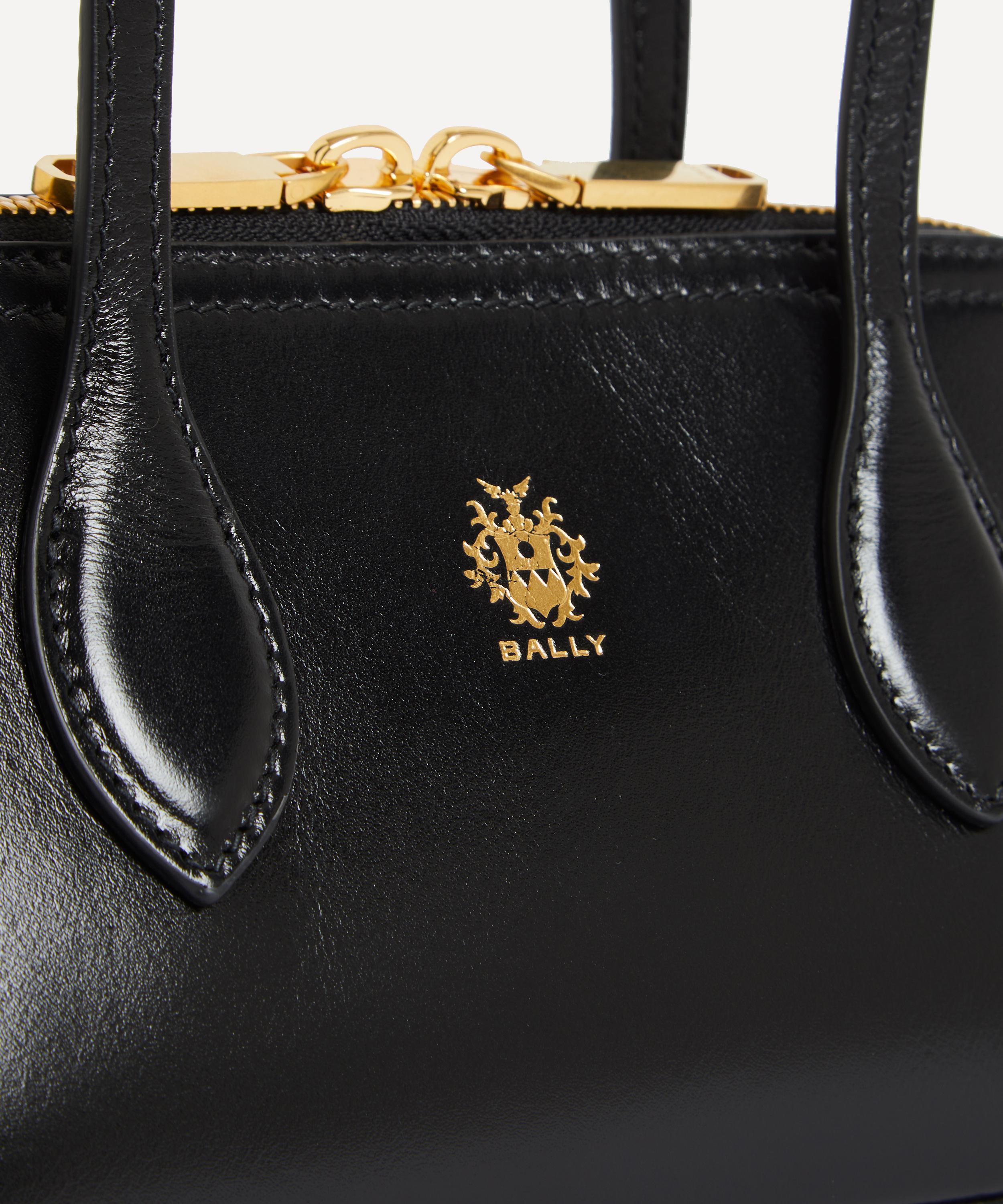 Bally Praline Mini Shoulder Bag in Black Leather | Liberty