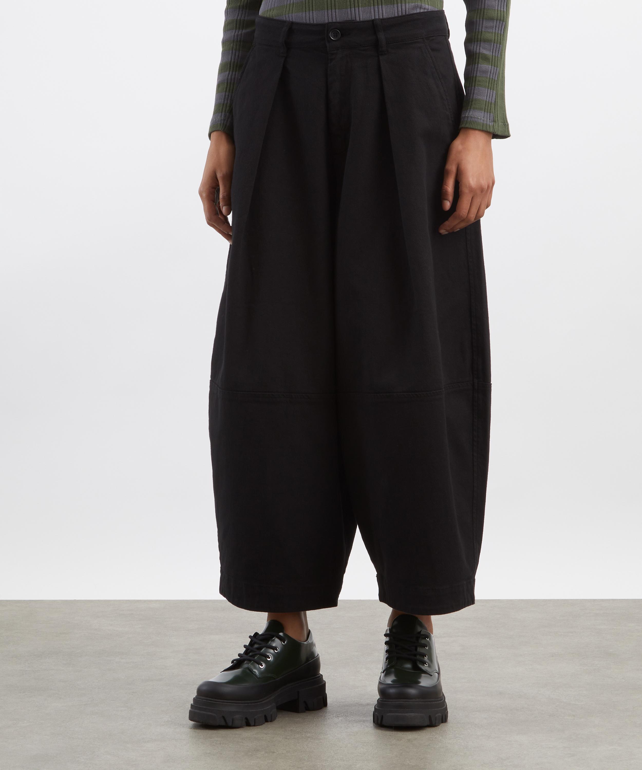 YMC - Earth Deadbeat Wide-Leg Trousers image number 2