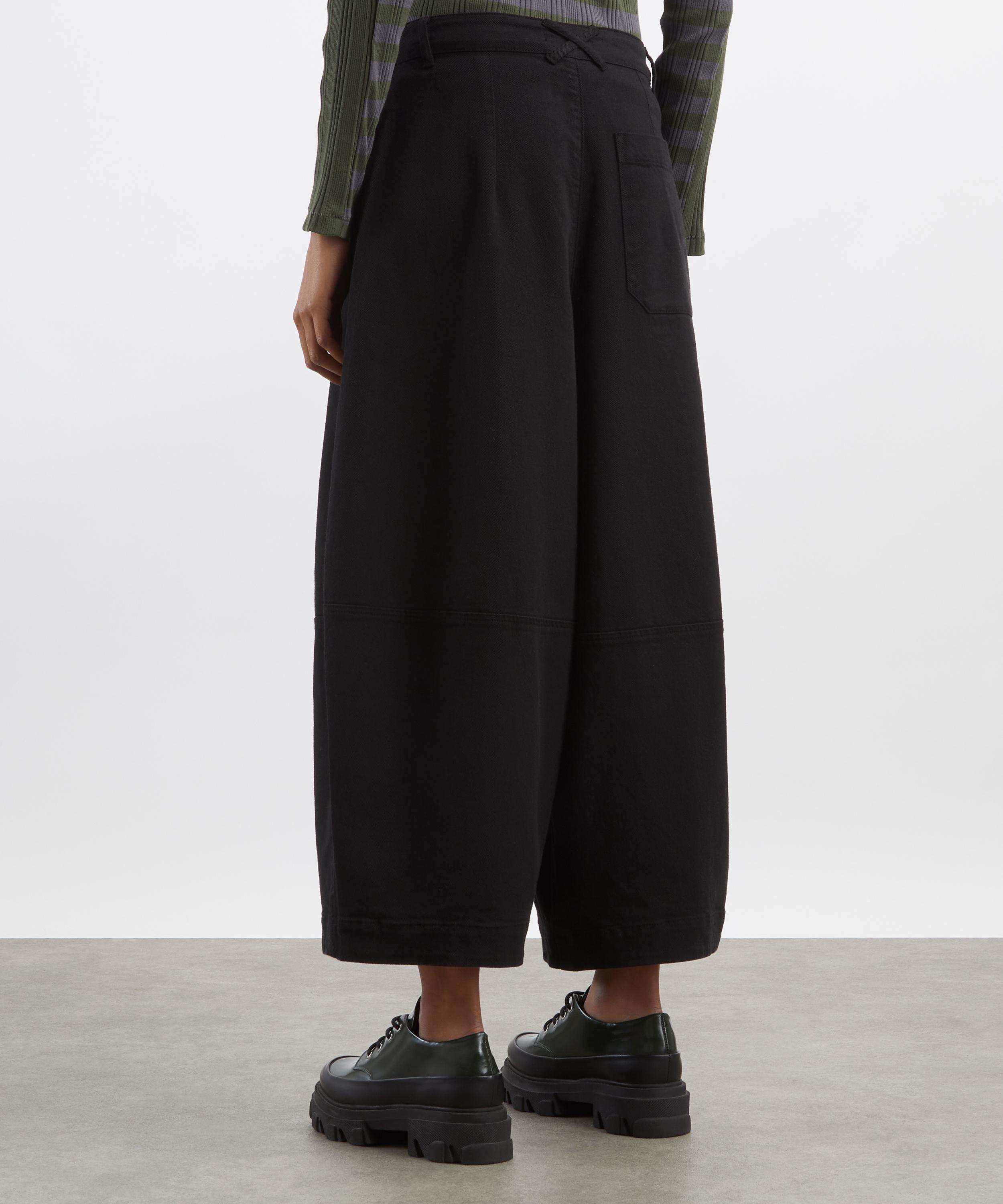 YMC - Earth Deadbeat Wide-Leg Trousers image number 3
