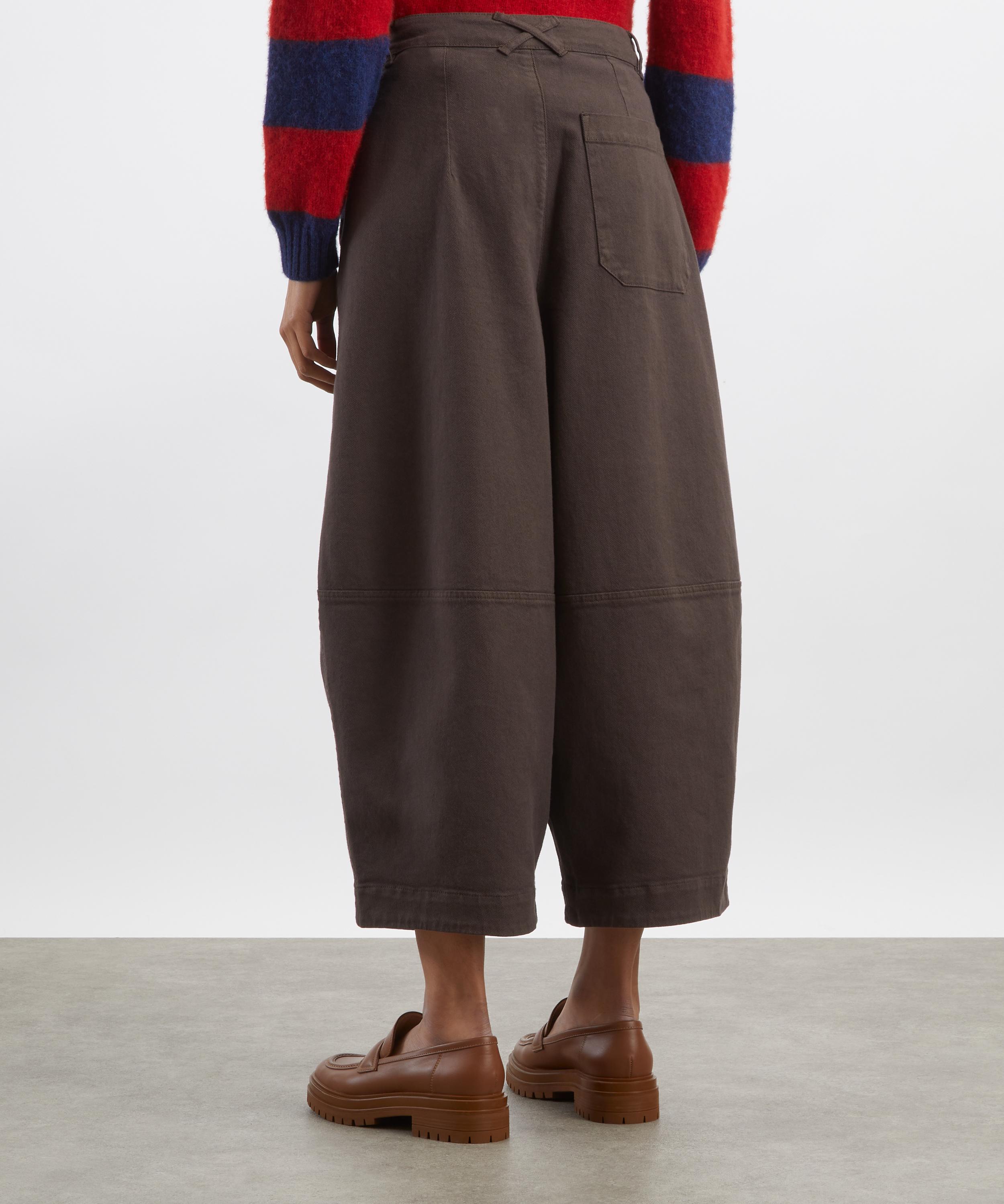 YMC - Earth Deadbeat Wide-Leg Trousers image number 3