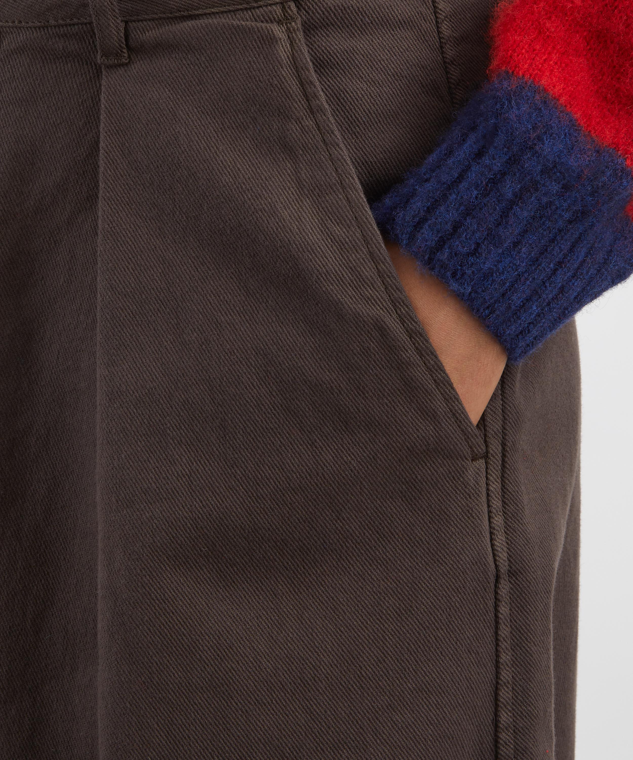 YMC - Earth Deadbeat Wide-Leg Trousers image number 4