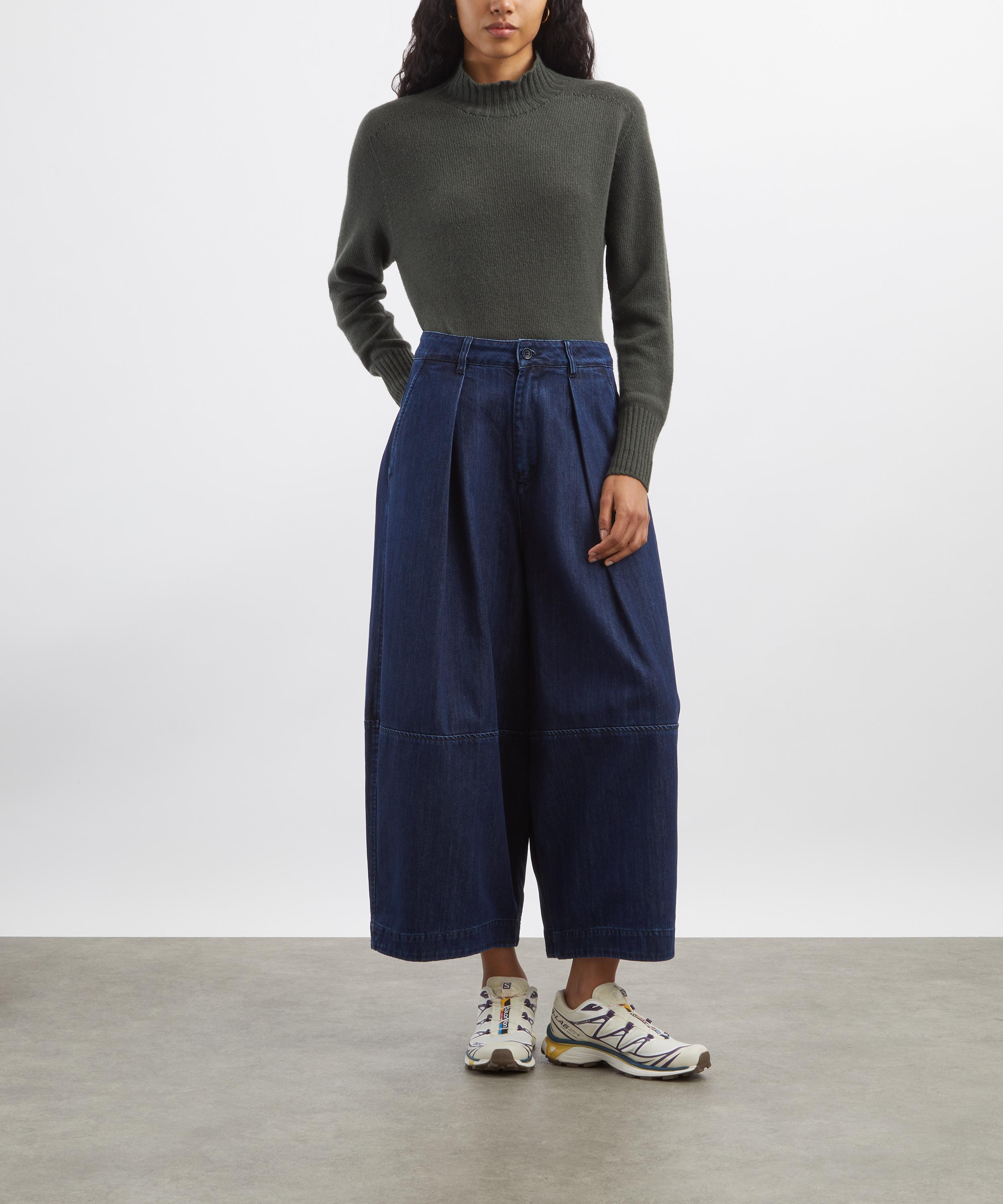 YMC - Green Bryter Cashmere-Merino Wool Jumper image number 1