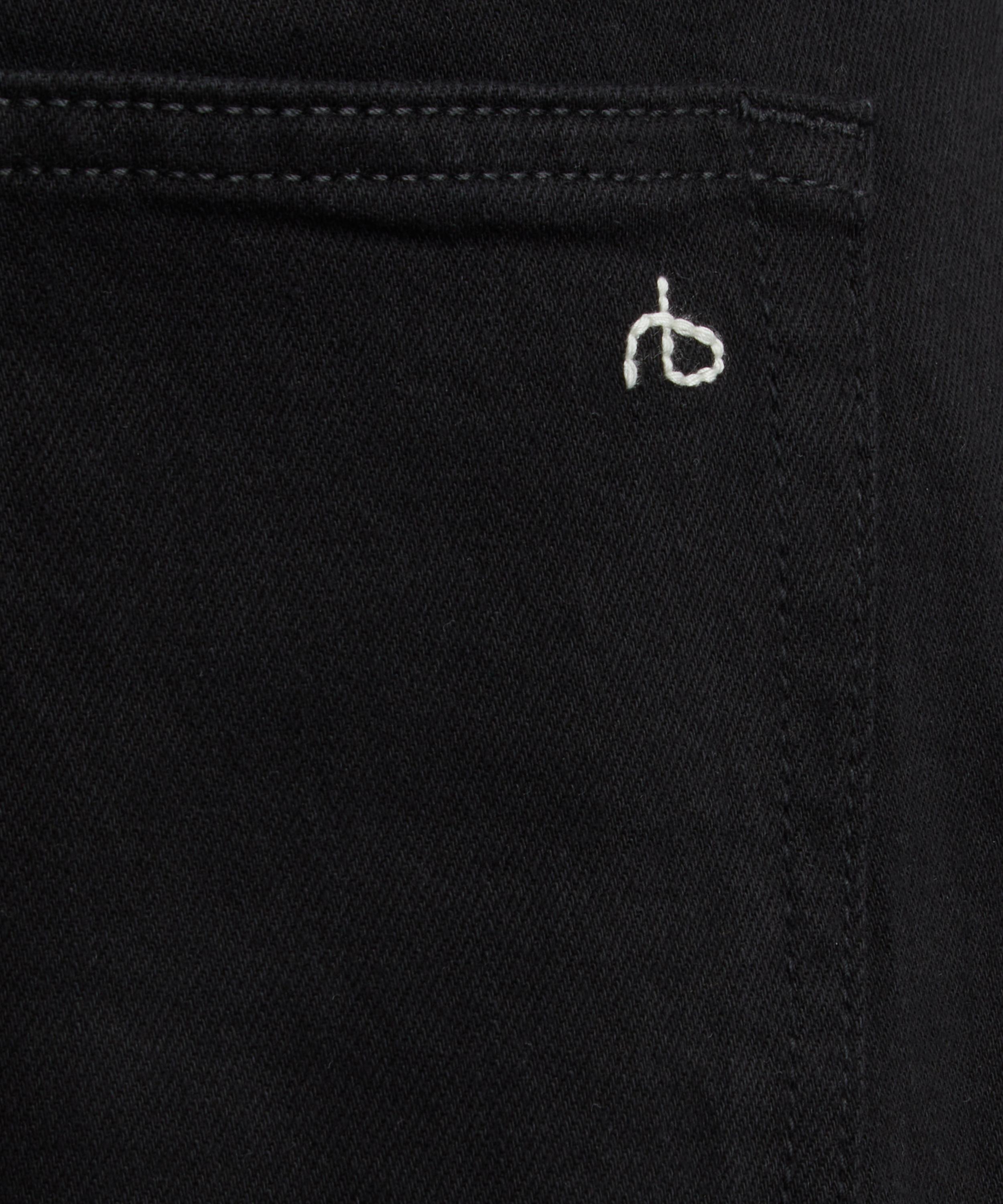 Rag & Bone - Fit 3 Athletic Authentic Fit Stretch Jeans in Black image number 4