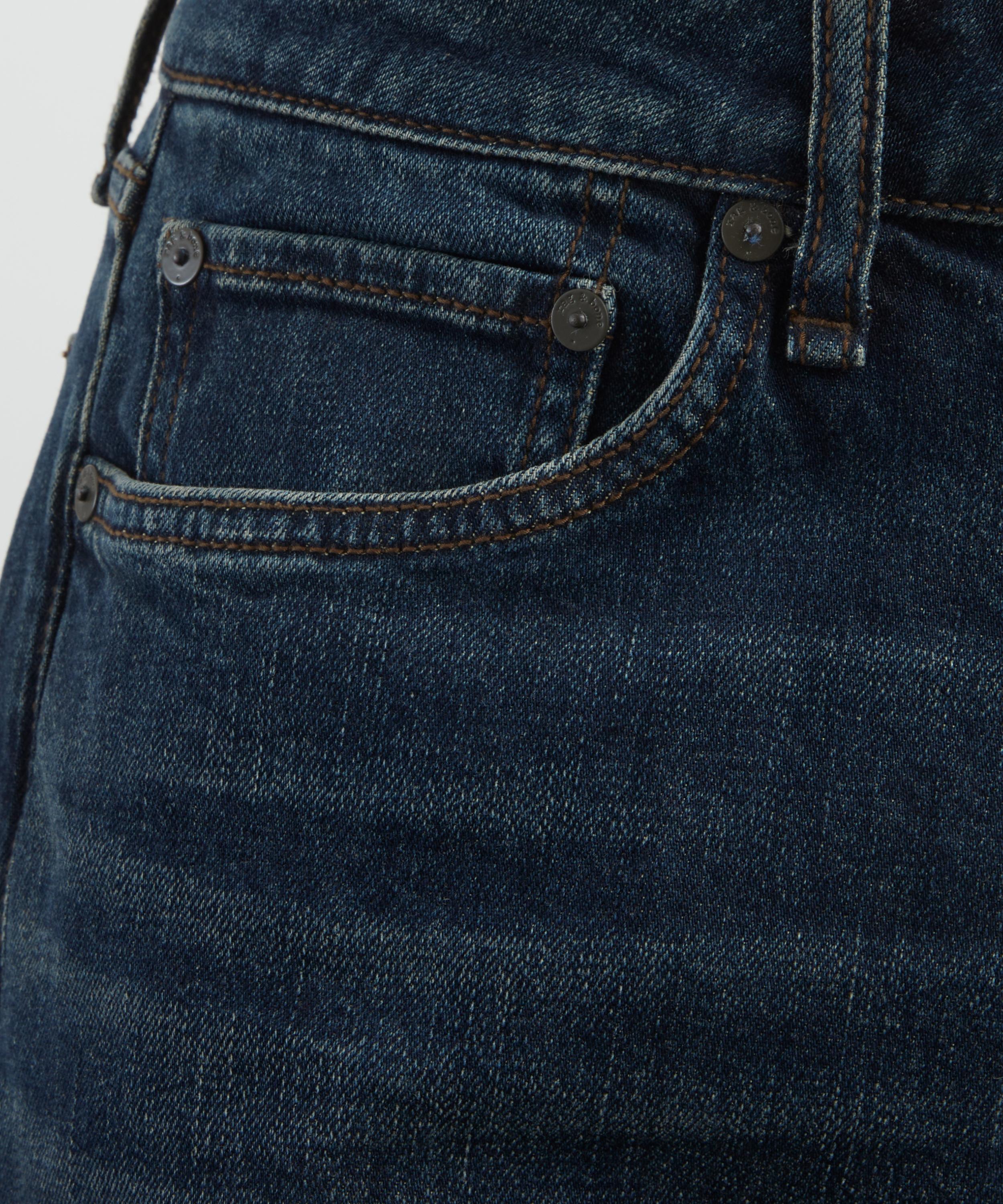 Rag & Bone - Fit 3 Athletic Authentic Fit Stretch Jeans in Cole image number 4