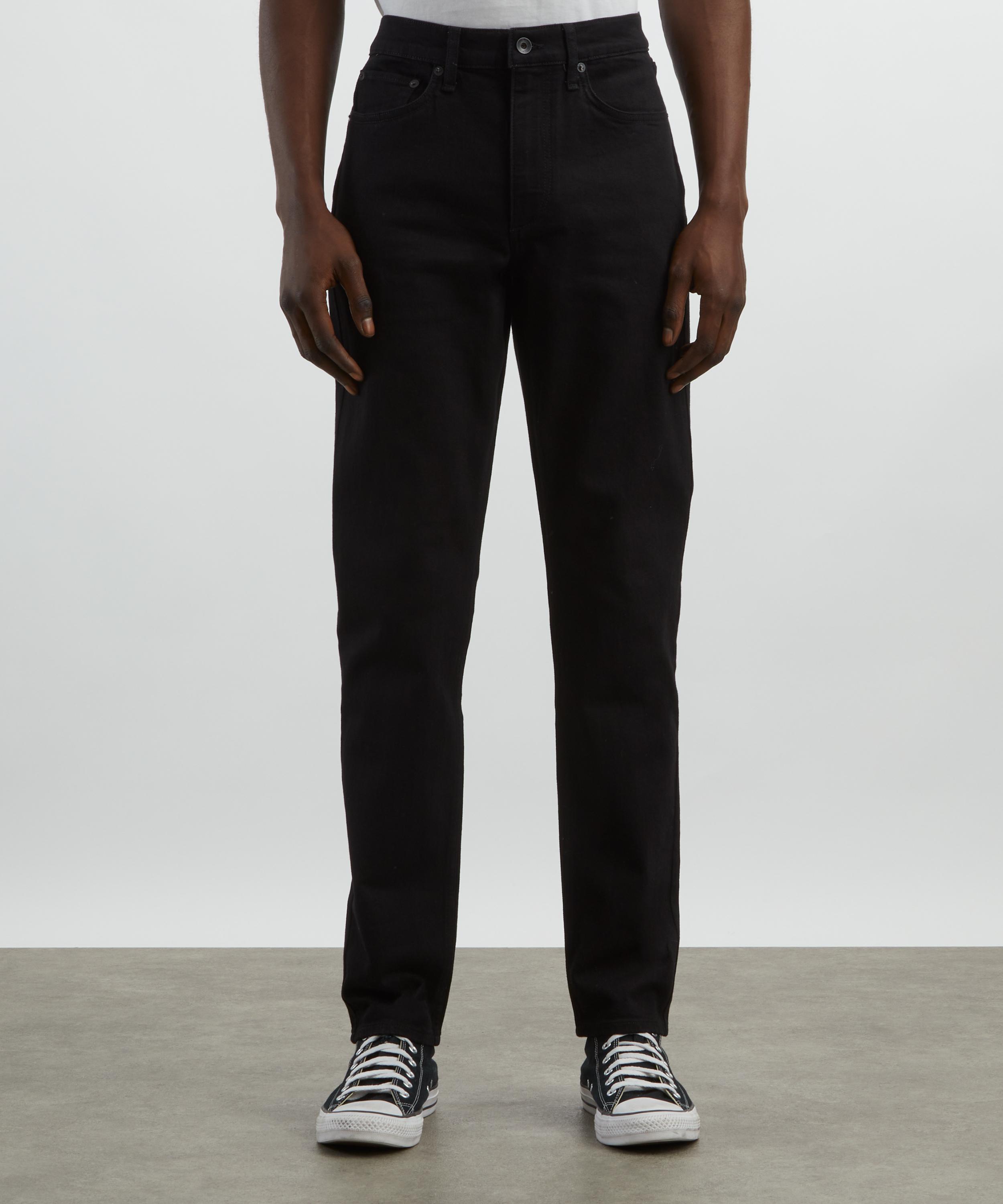 Rag & Bone - Fit 2 Authentic Stretch Slim Jeans in Black image number 2