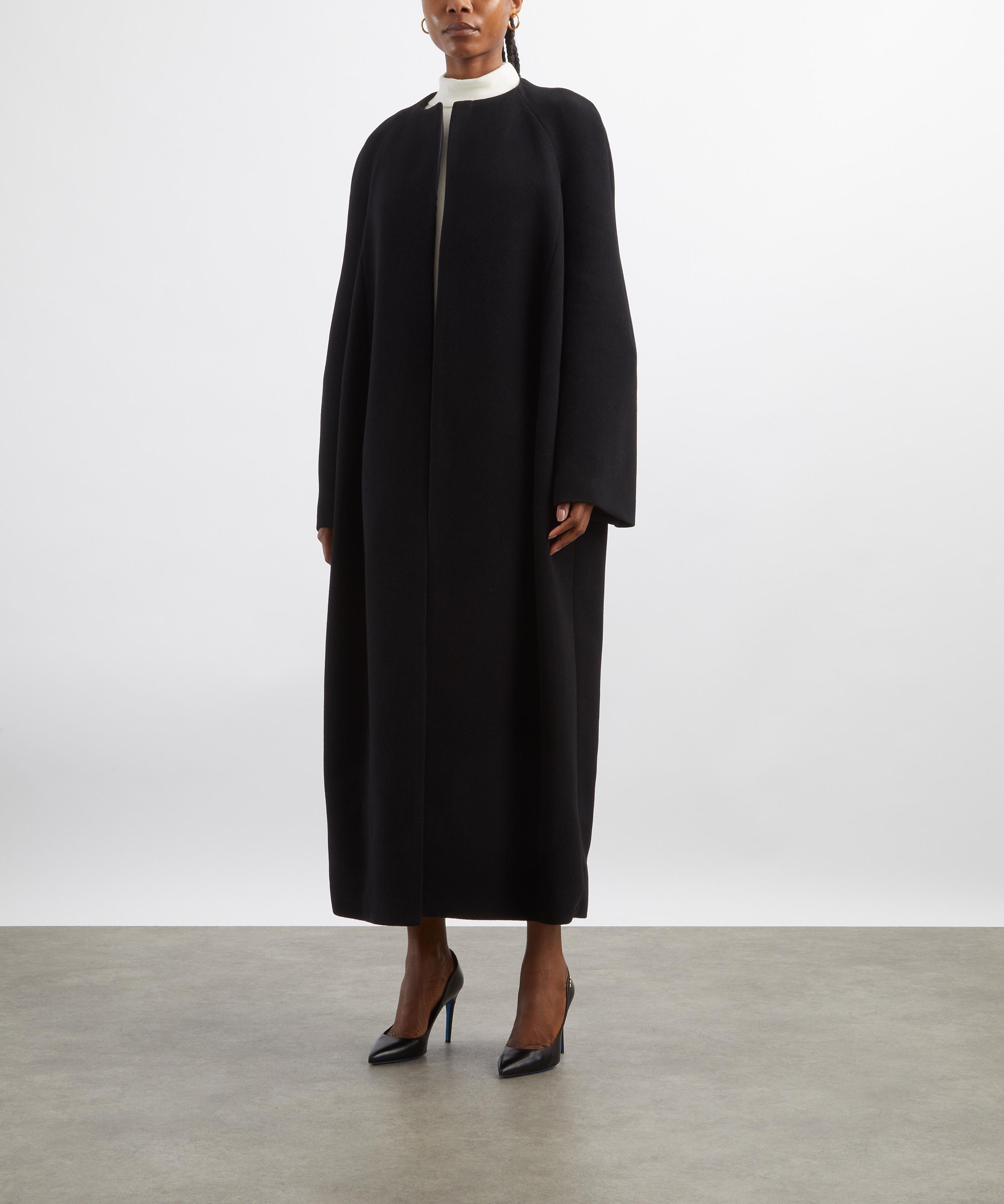 Toteme - Black Bell-Sleeve Coat image number 2