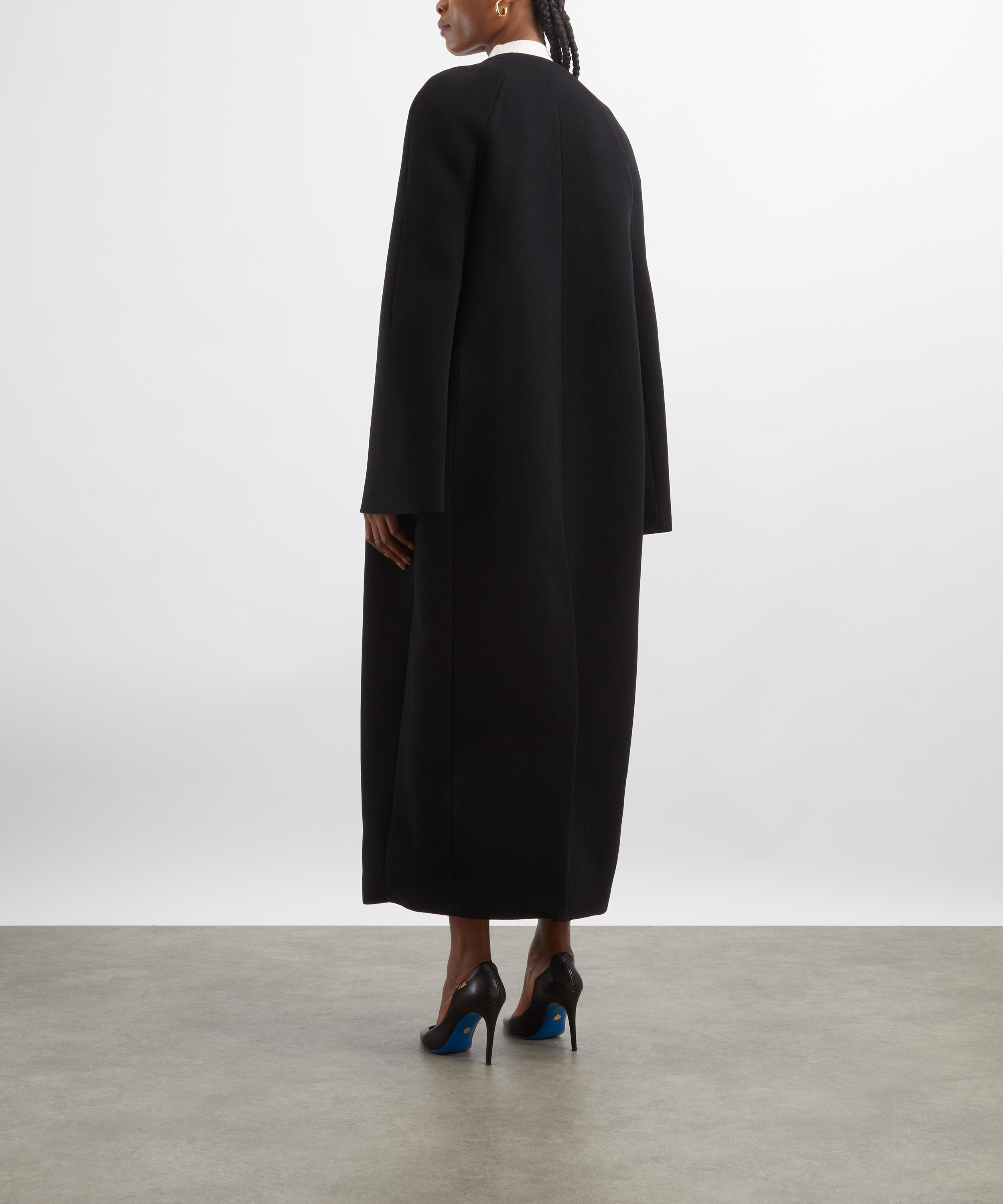 Toteme - Black Bell-Sleeve Coat image number 3