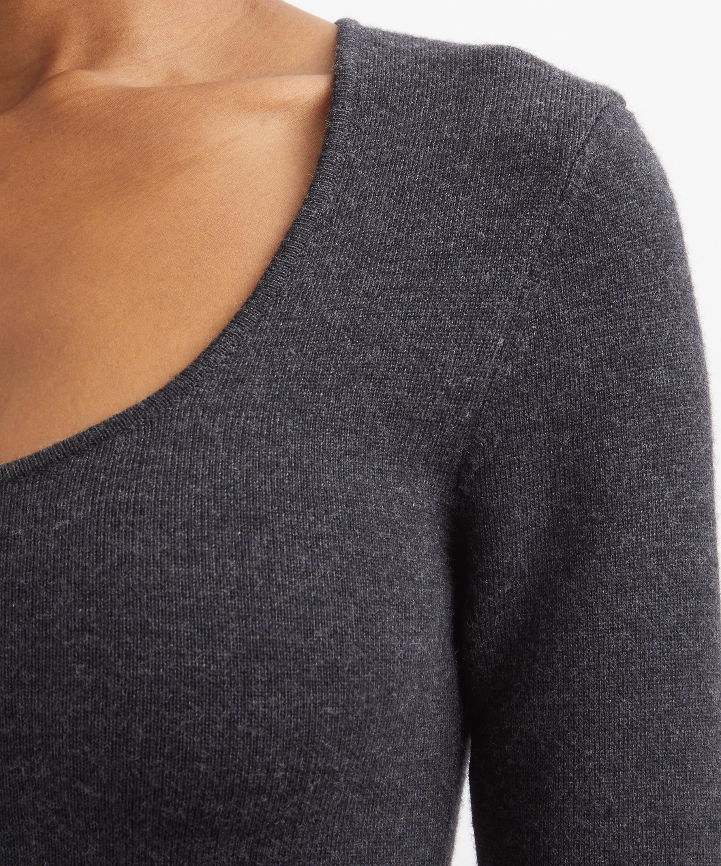 Toteme - Charcoal Compact Knit Top image number 4