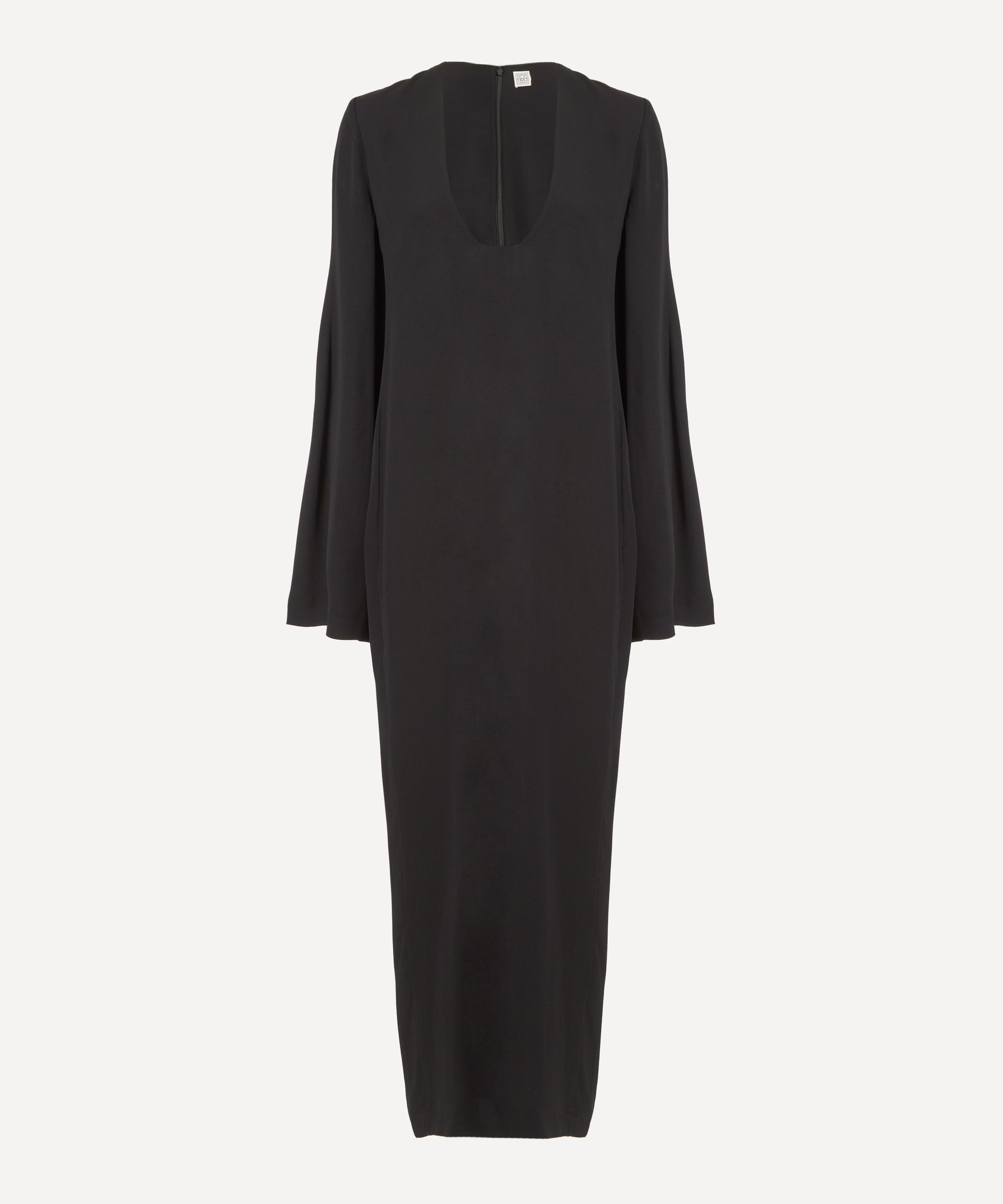Toteme - Black Bell-Sleeve Maxi Dress
