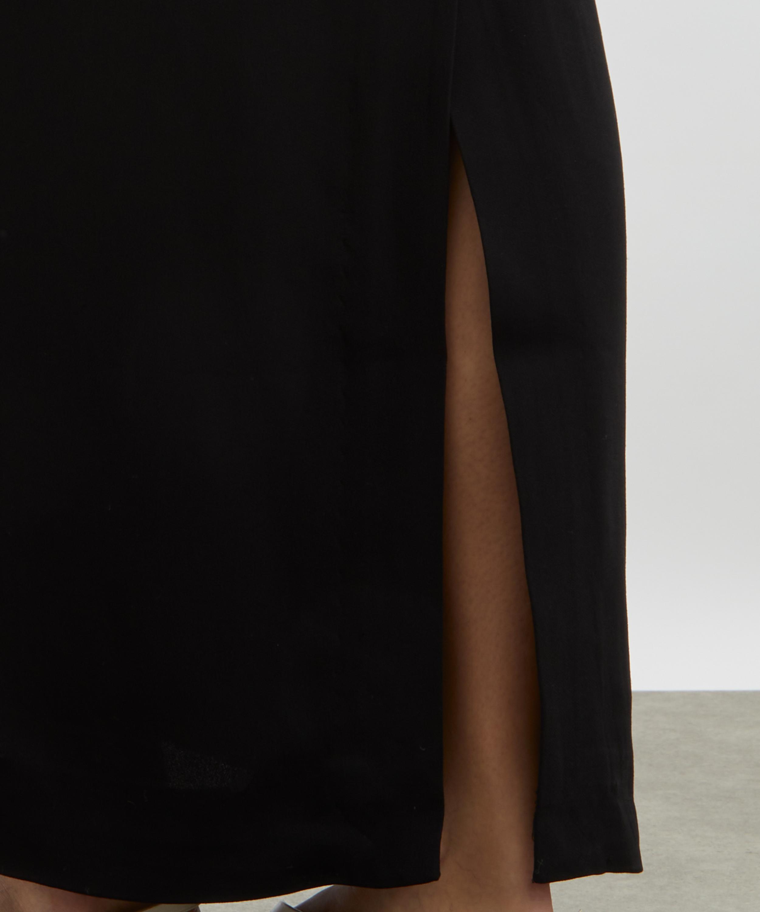 Toteme - Black Bell-Sleeve Maxi Dress image number 4