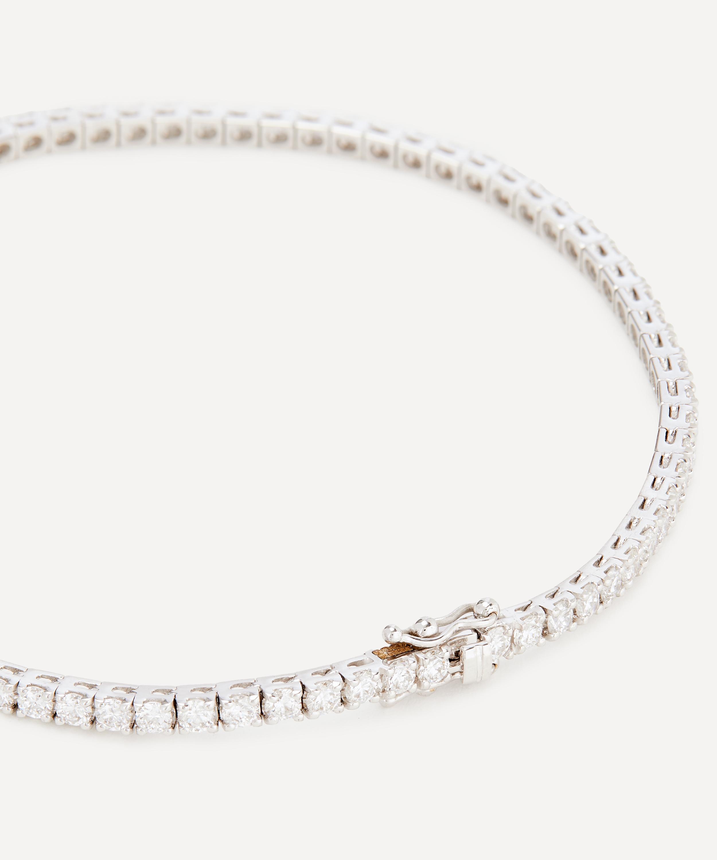 Liberty - 18ct White Gold Diamond Tennis Bracelet image number 1