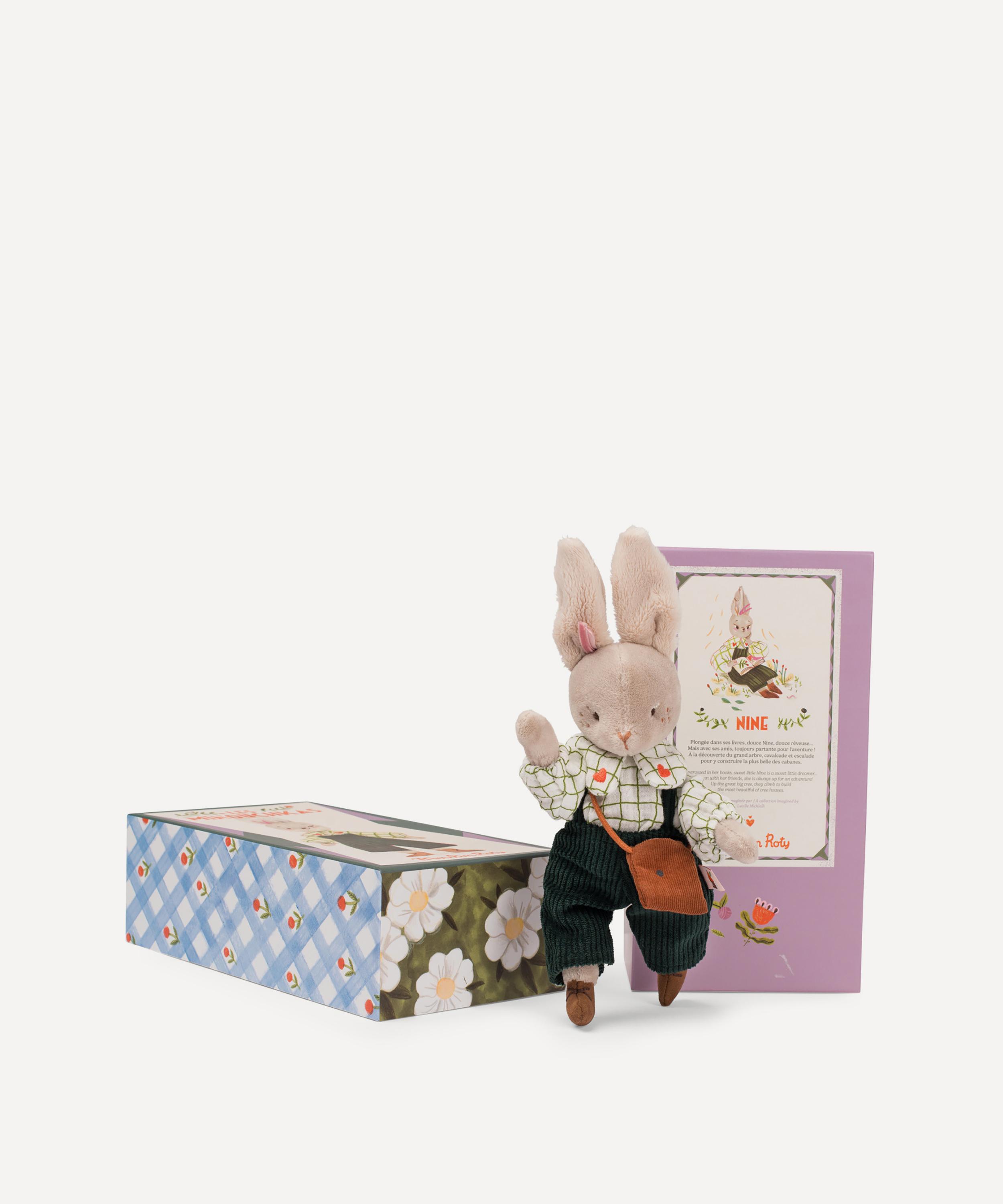 Moulin Roty - Nine the Rabbit Las Minouchkas Soft Toy
