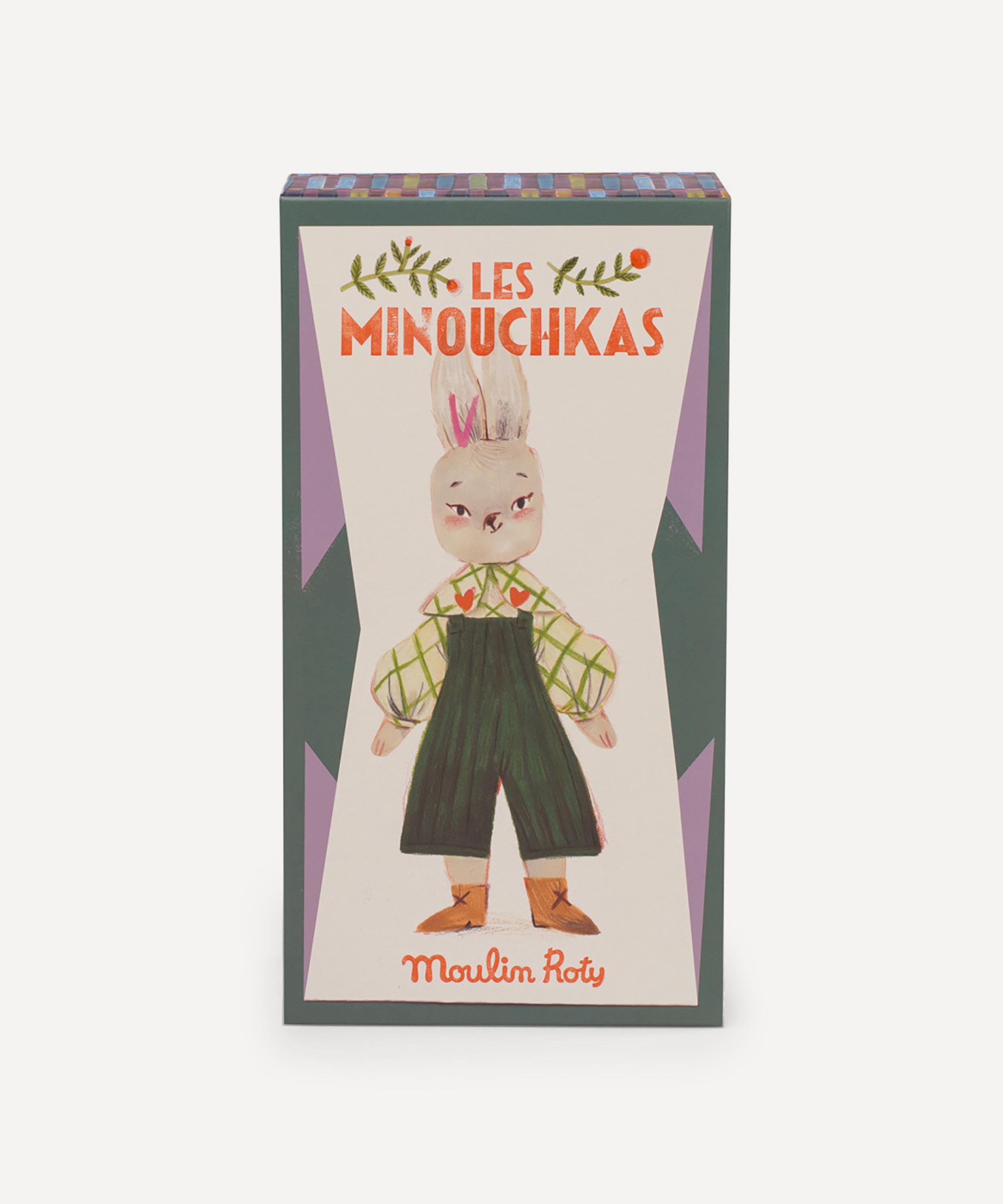 Moulin Roty - Nine the Rabbit Las Minouchkas Soft Toy image number 2