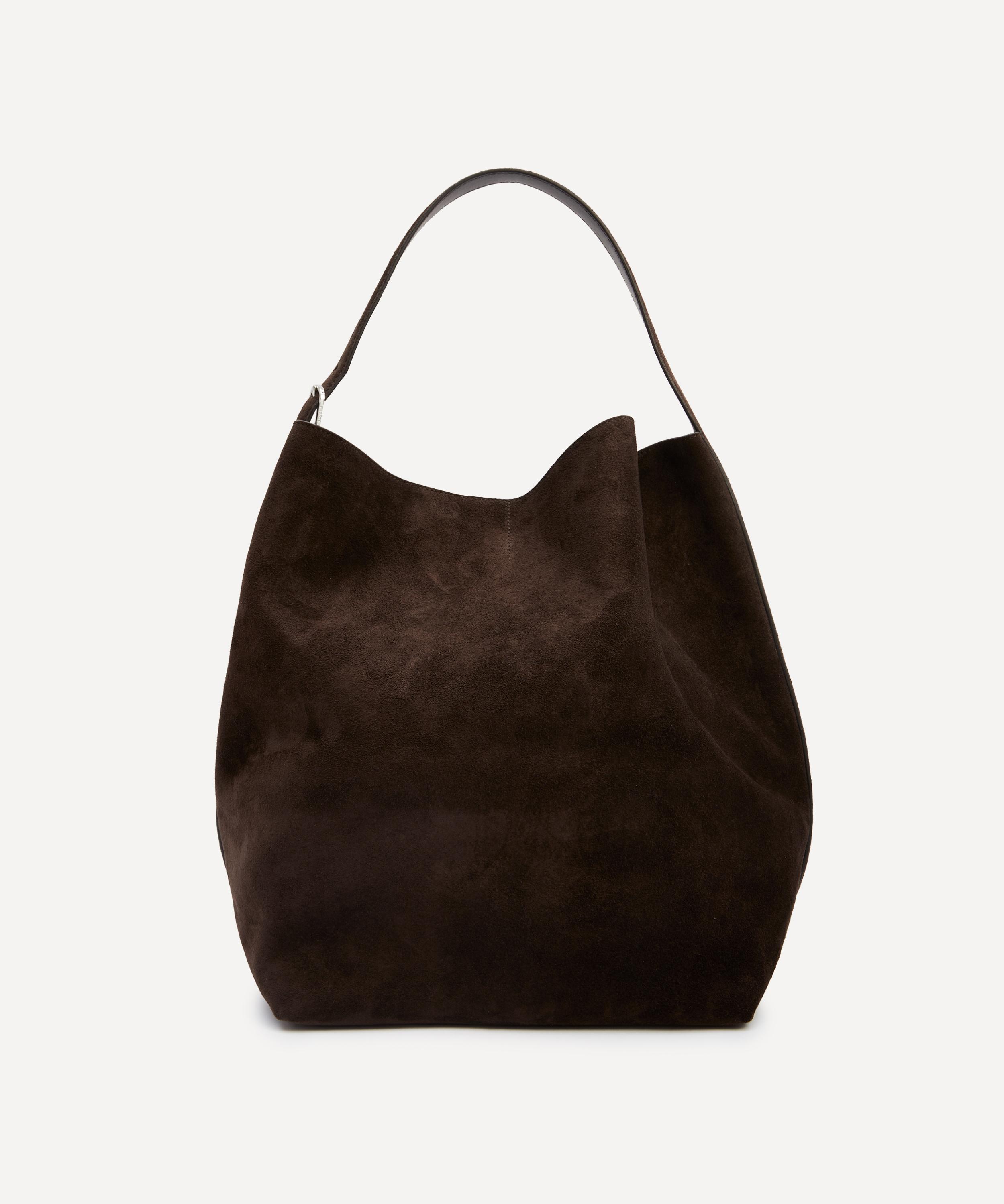 Toteme - Belted Suede Tote Bag image number 0
