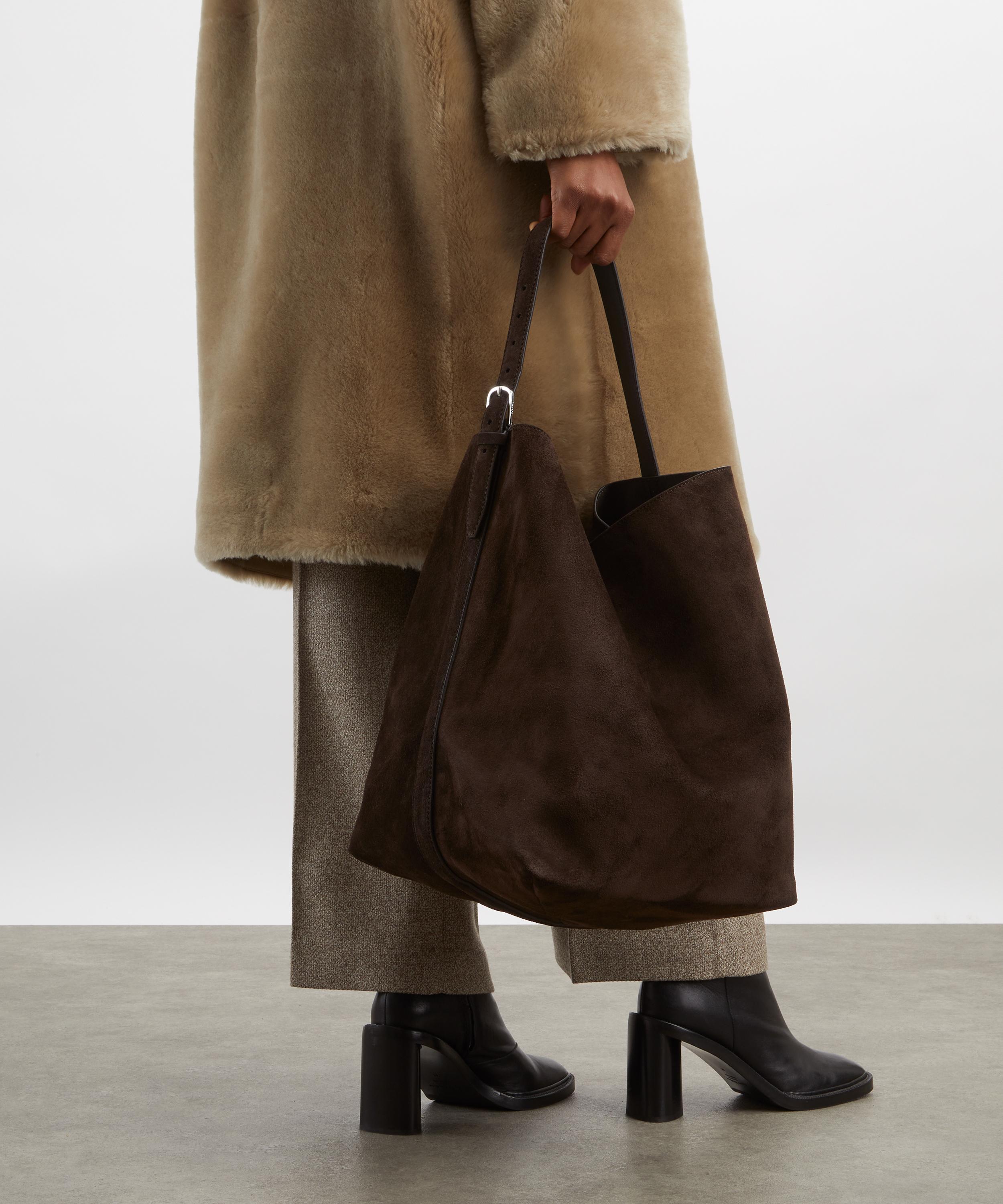 Toteme - Belted Suede Tote Bag image number 1