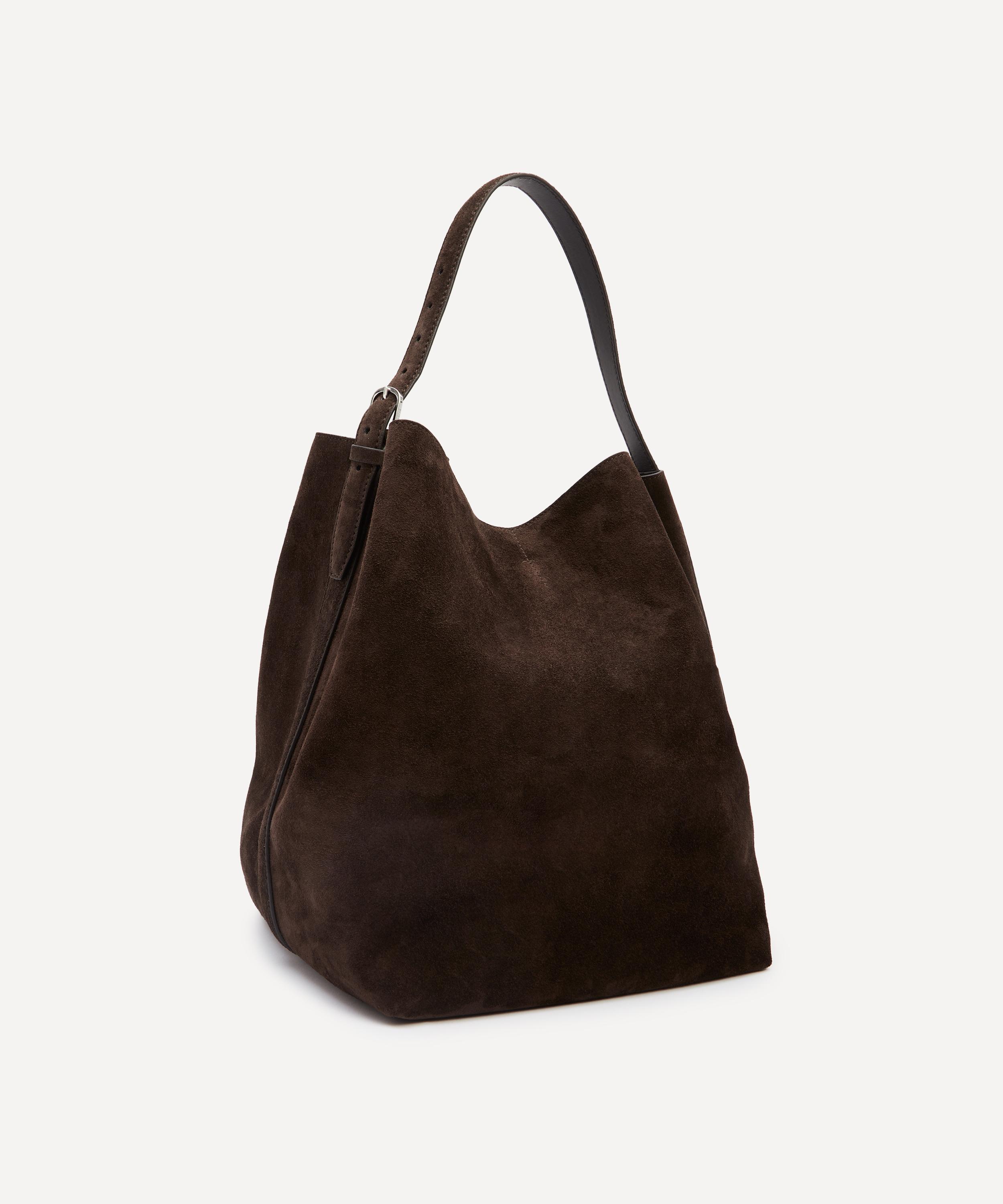 Toteme - Belted Suede Tote Bag image number 2
