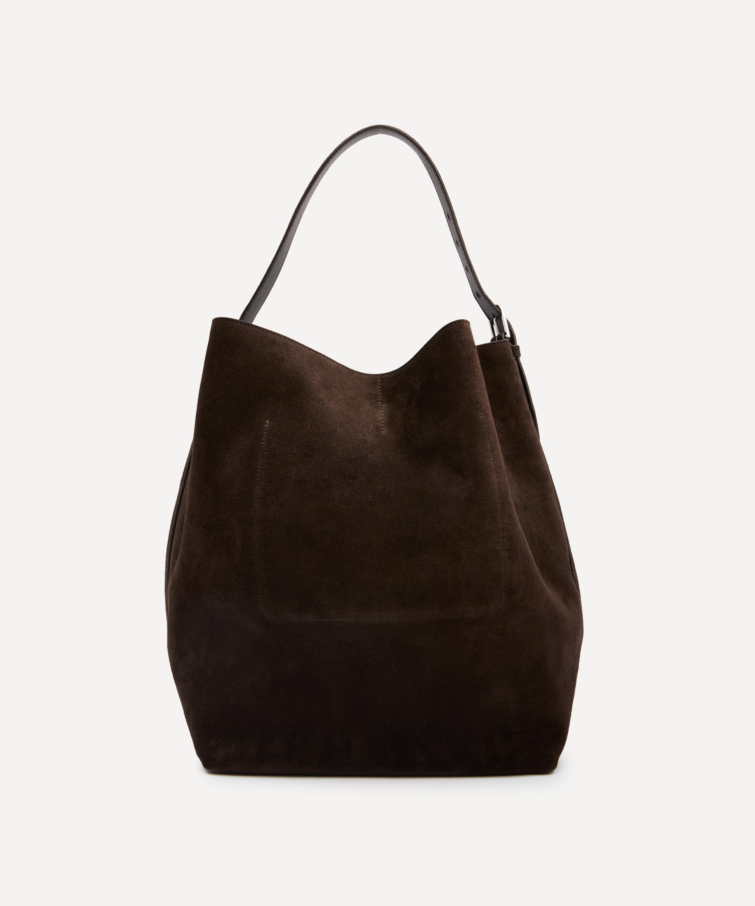 Toteme - Belted Suede Tote Bag image number 3