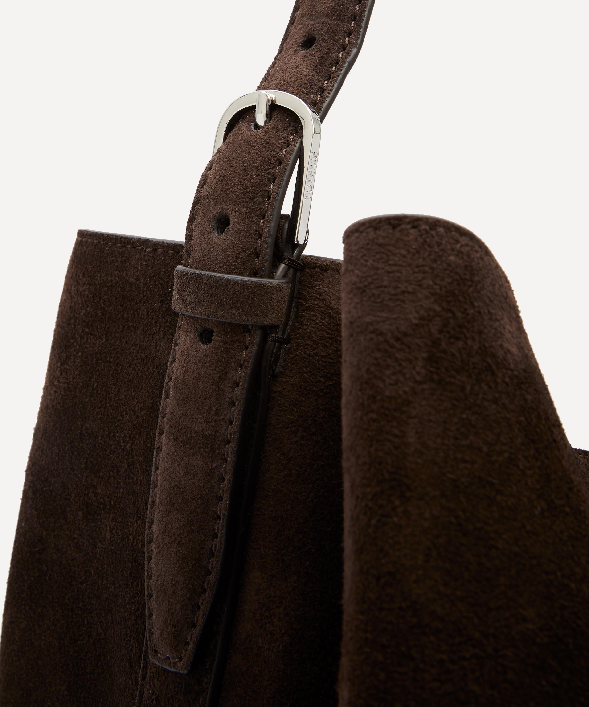Toteme - Belted Suede Tote Bag image number 4