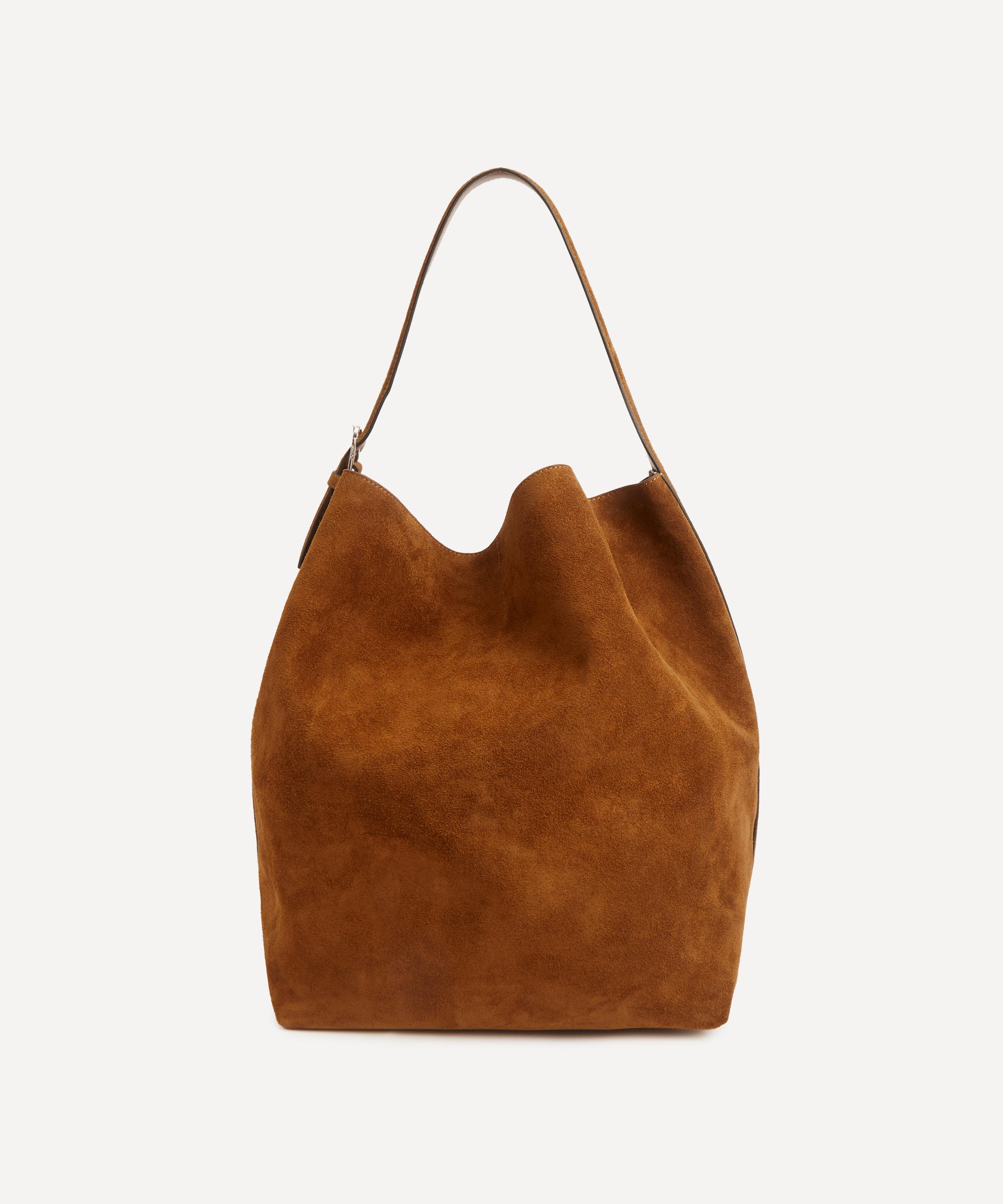 Toteme - Belted Suede Tote Bag image number 0