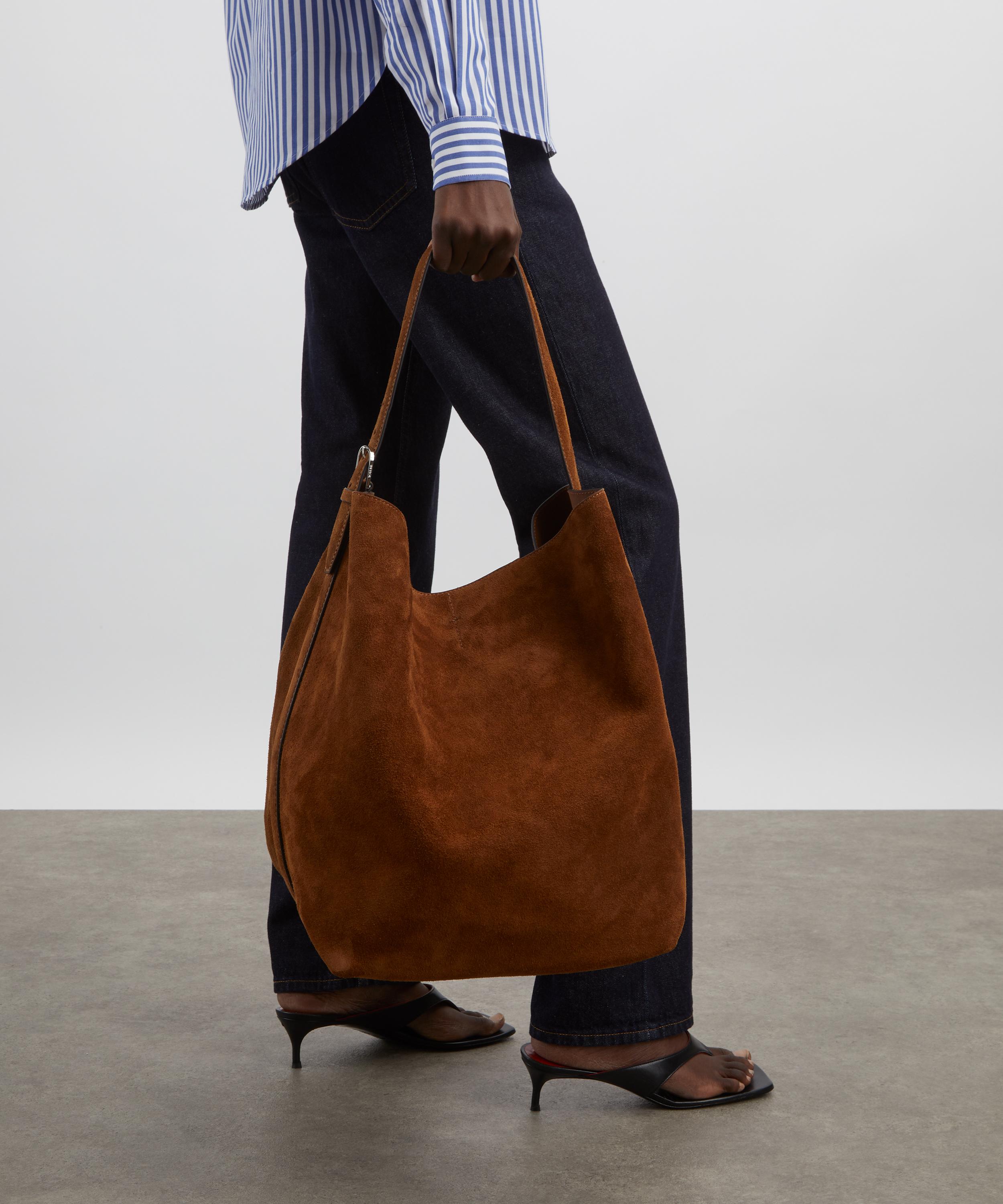 Toteme - Belted Suede Tote Bag image number 1