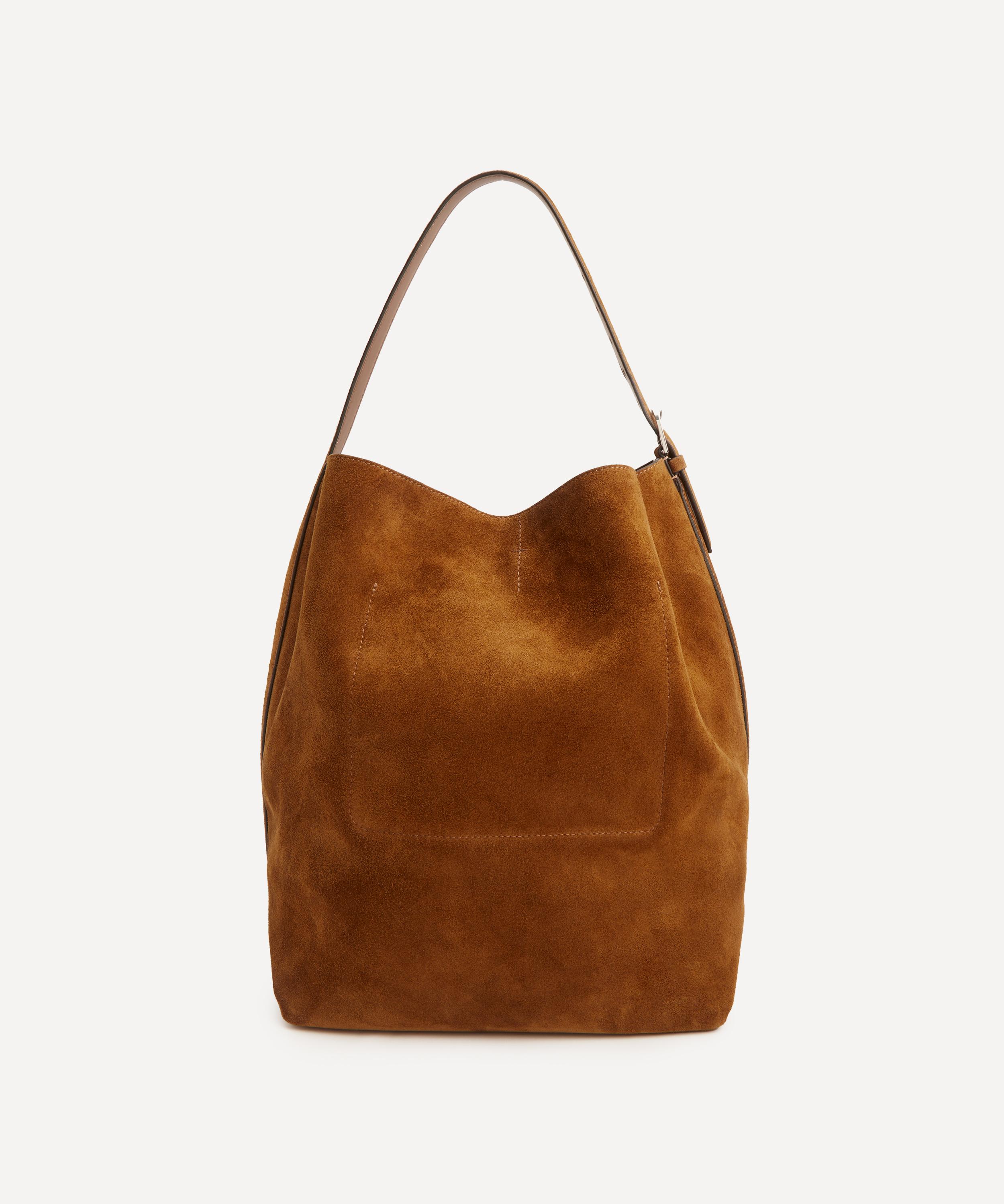 Toteme - Belted Suede Tote Bag image number 3