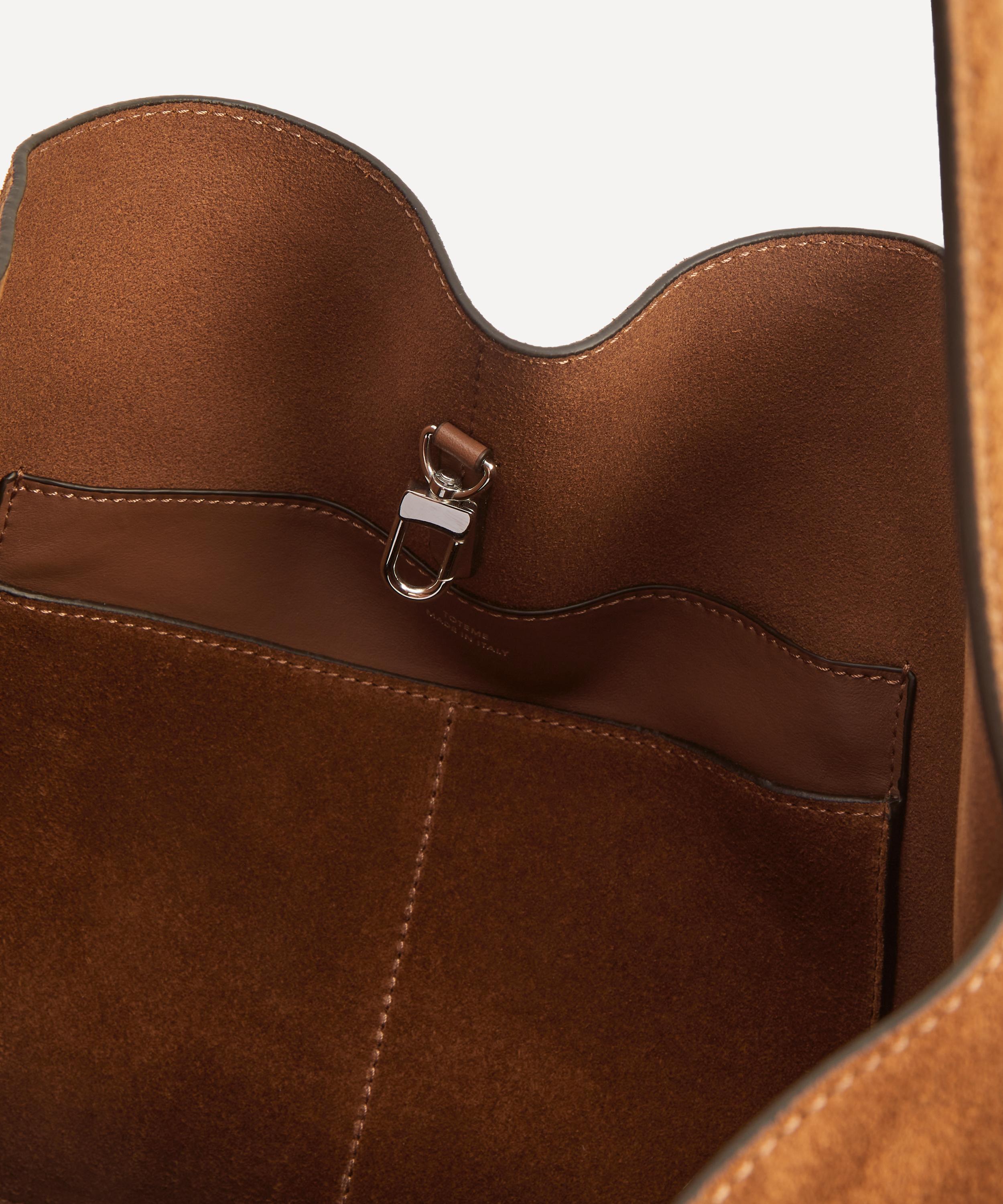Toteme - Belted Suede Tote Bag image number 5