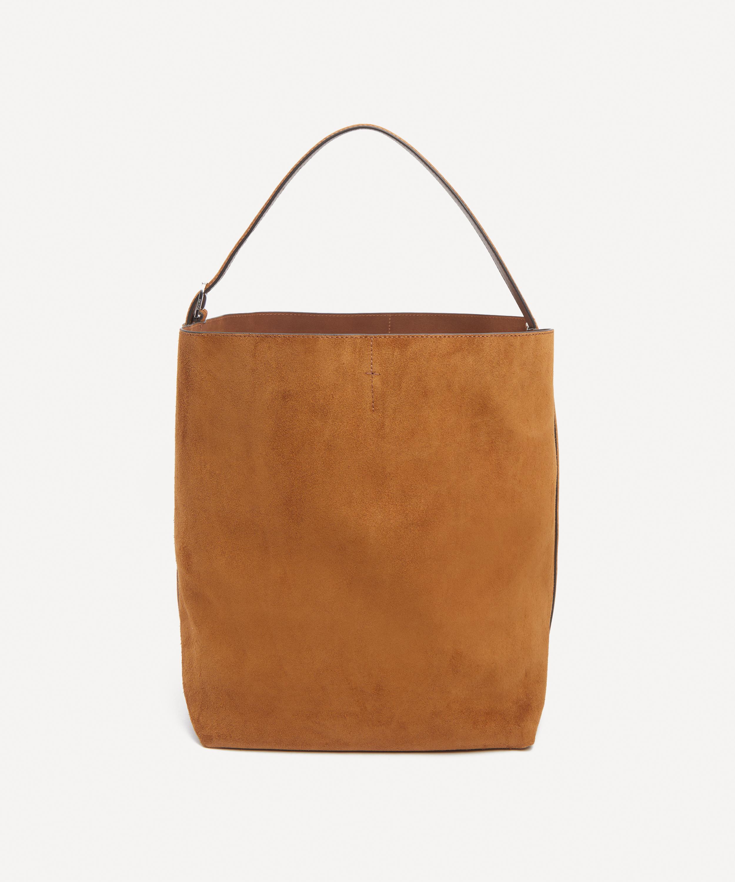 Toteme - Belted Suede Tote Bag image number 
