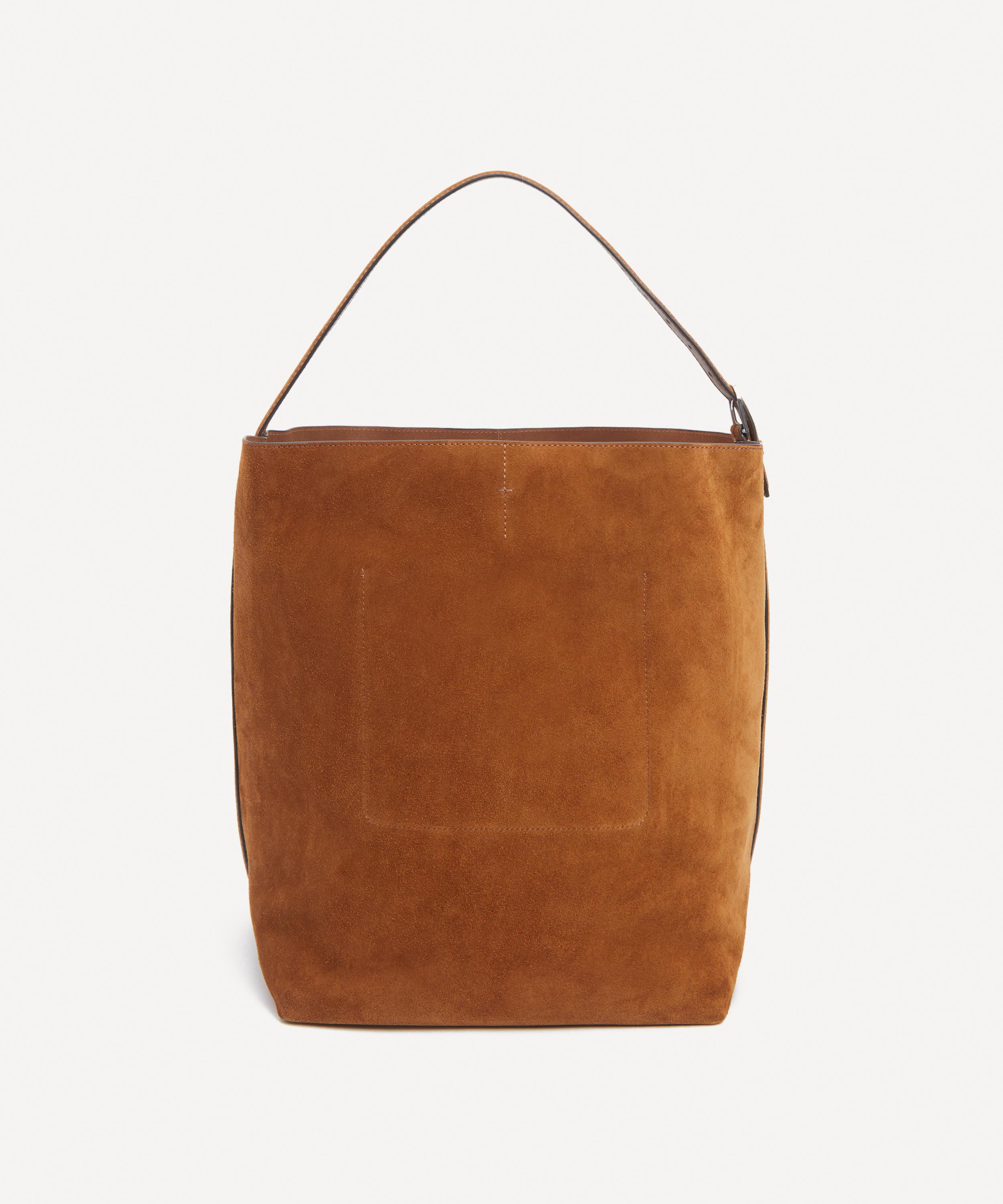 Toteme - Belted Suede Tote Bag image number 