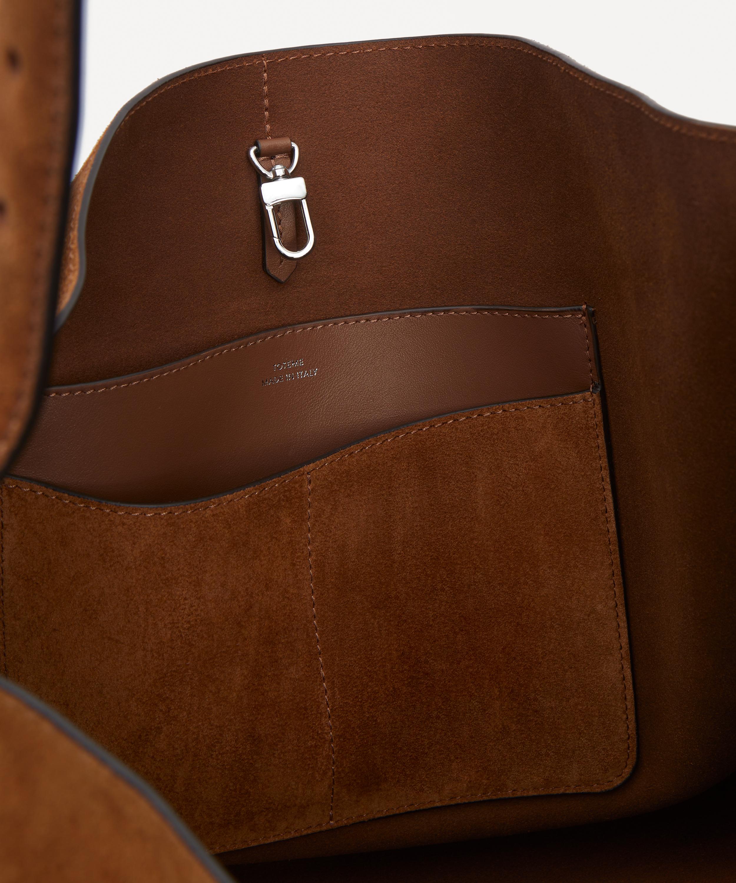 Toteme - Belted Suede Tote Bag image number 