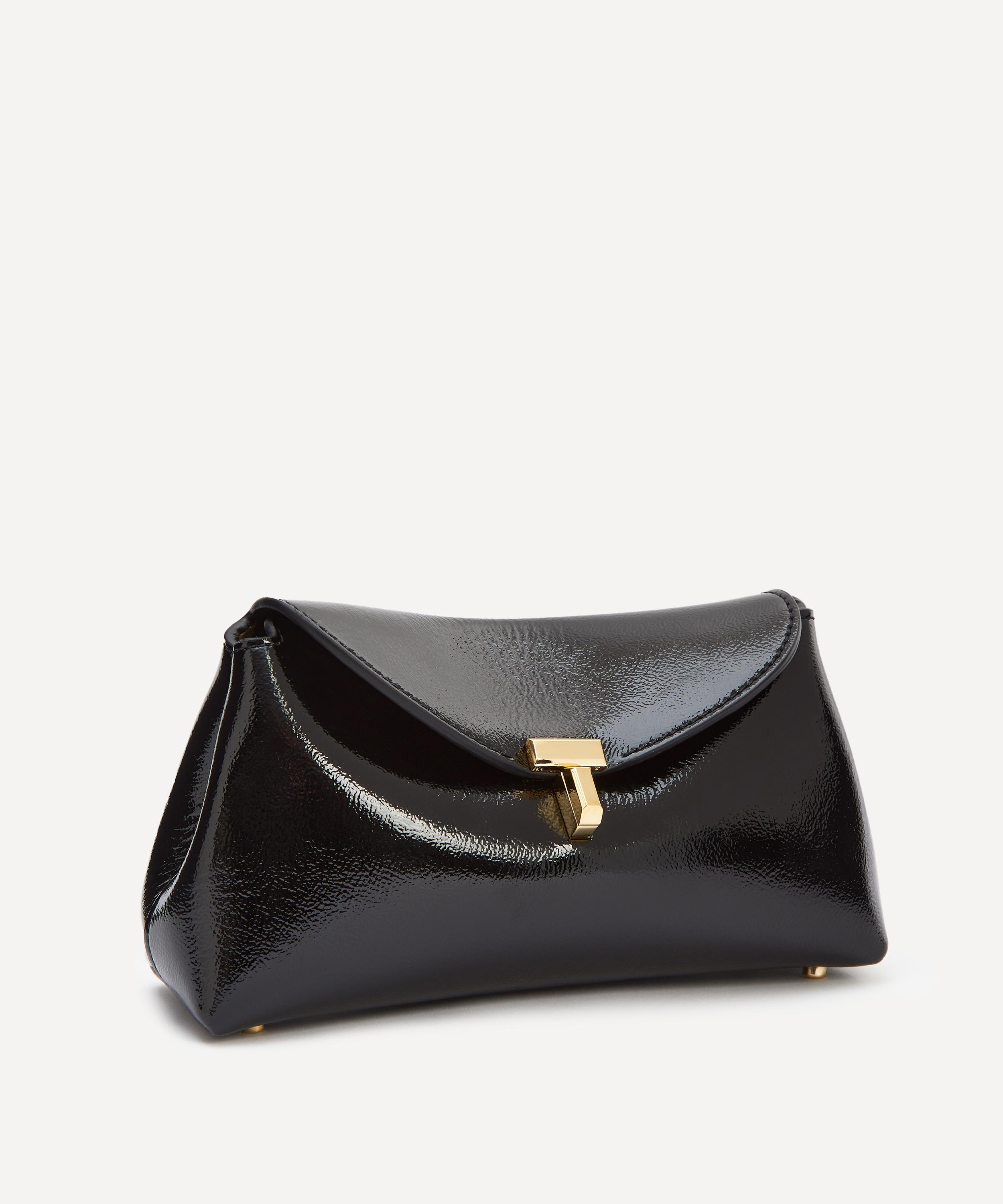 Toteme - Mini T-Lock Leather Clutch image number 1
