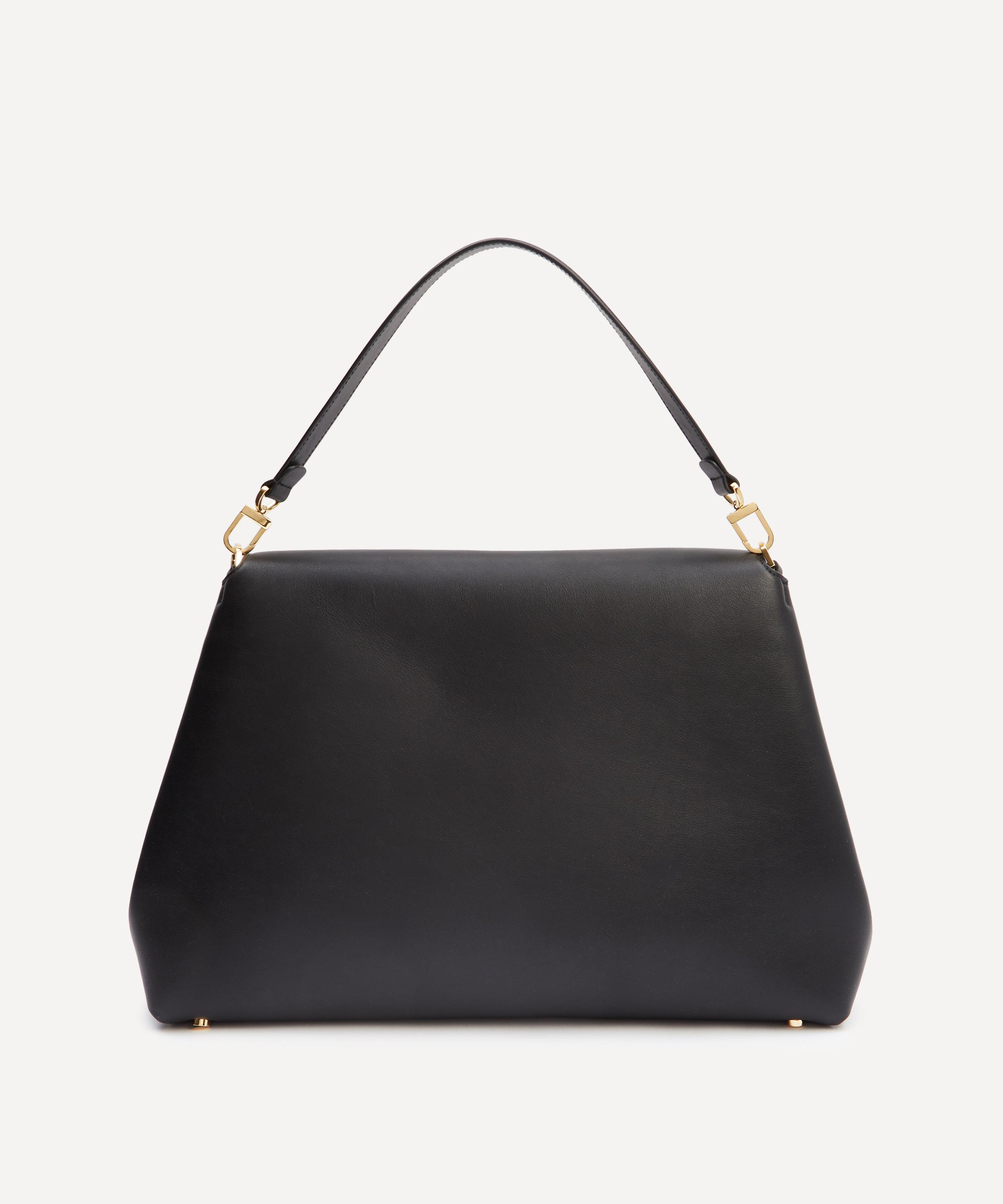 Toteme - T-Lock Leather Satchel image number 3