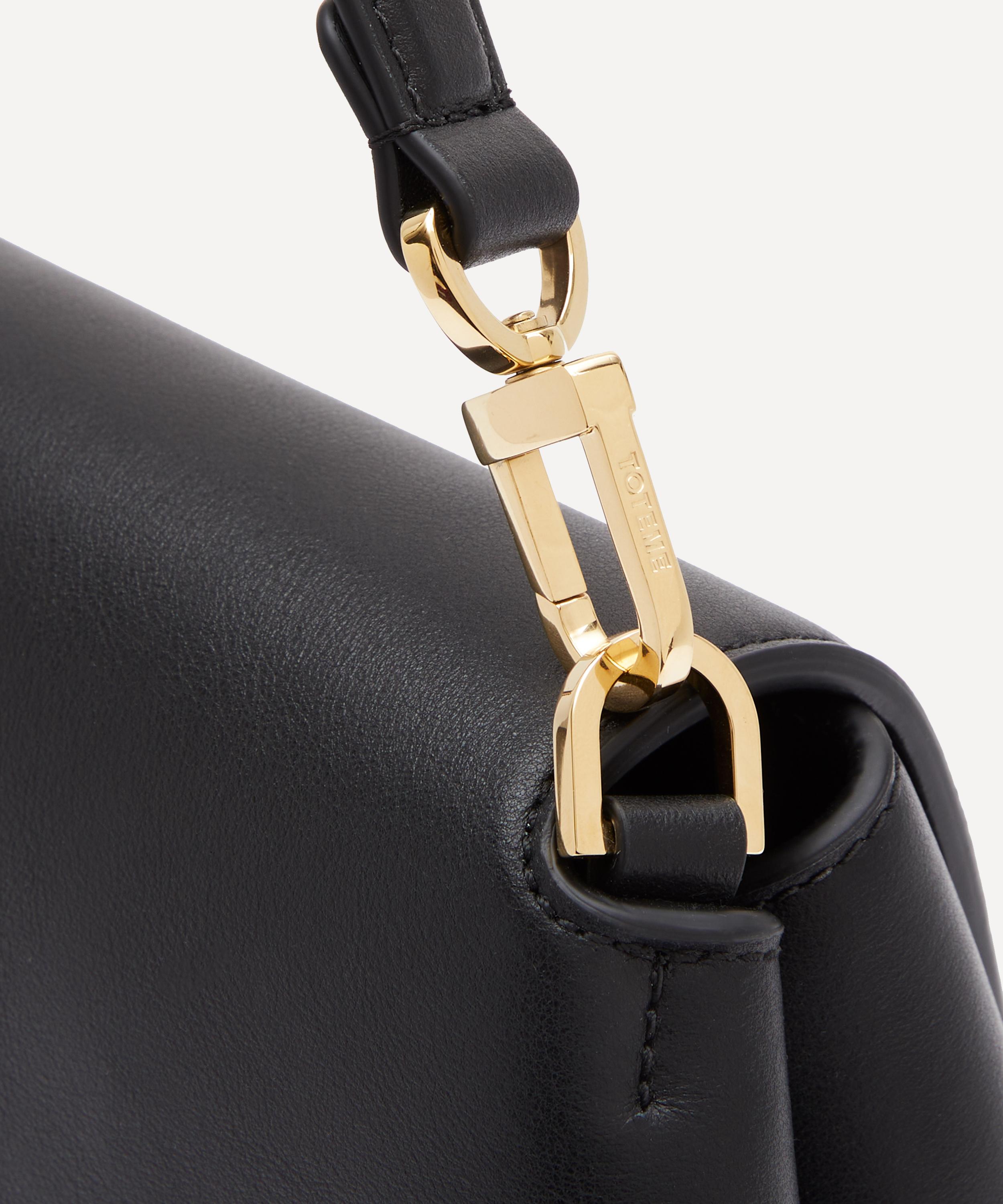 Toteme - T-Lock Leather Satchel image number 4