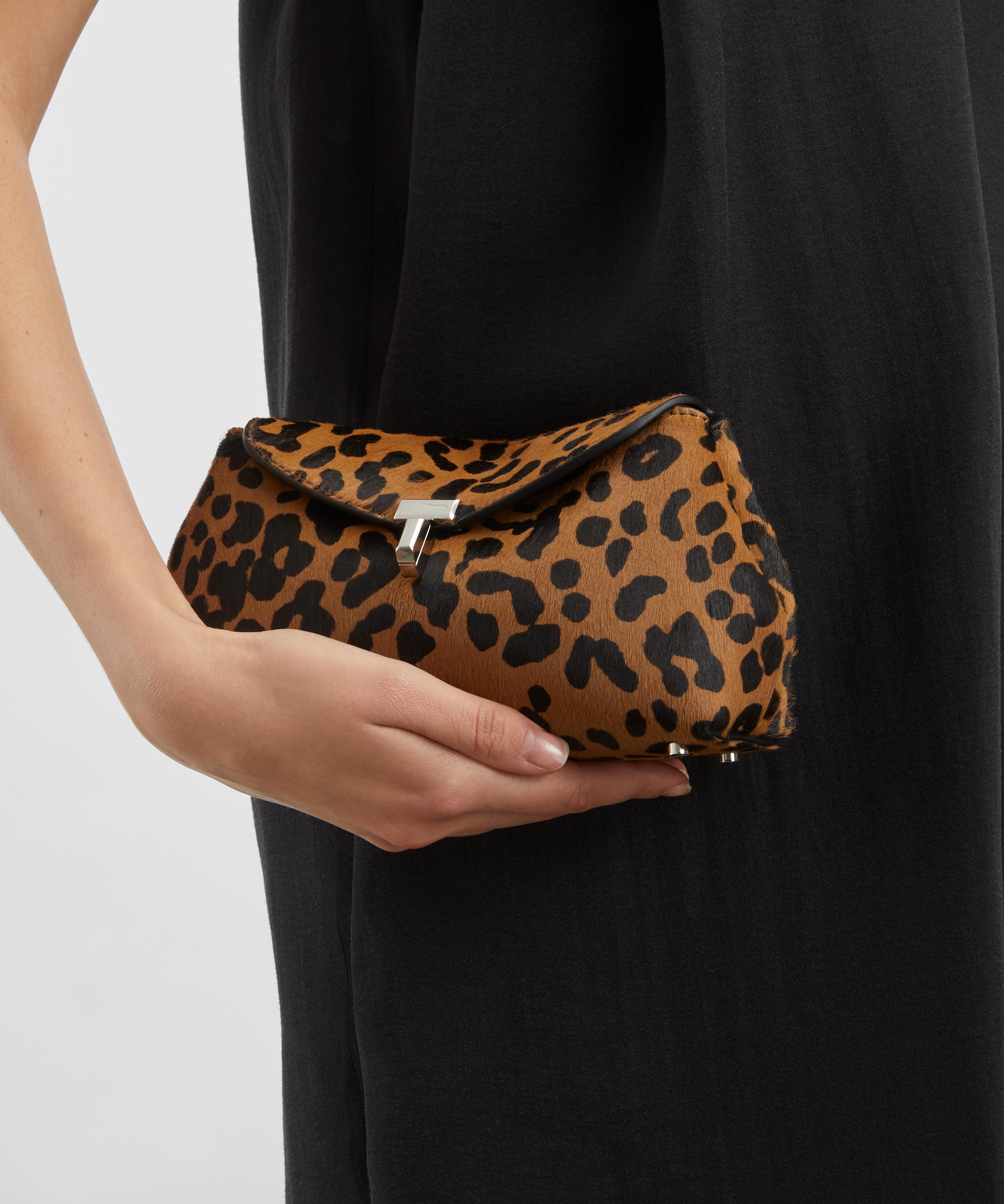 Toteme - Mini T-Lock Leather Clutch image number 1